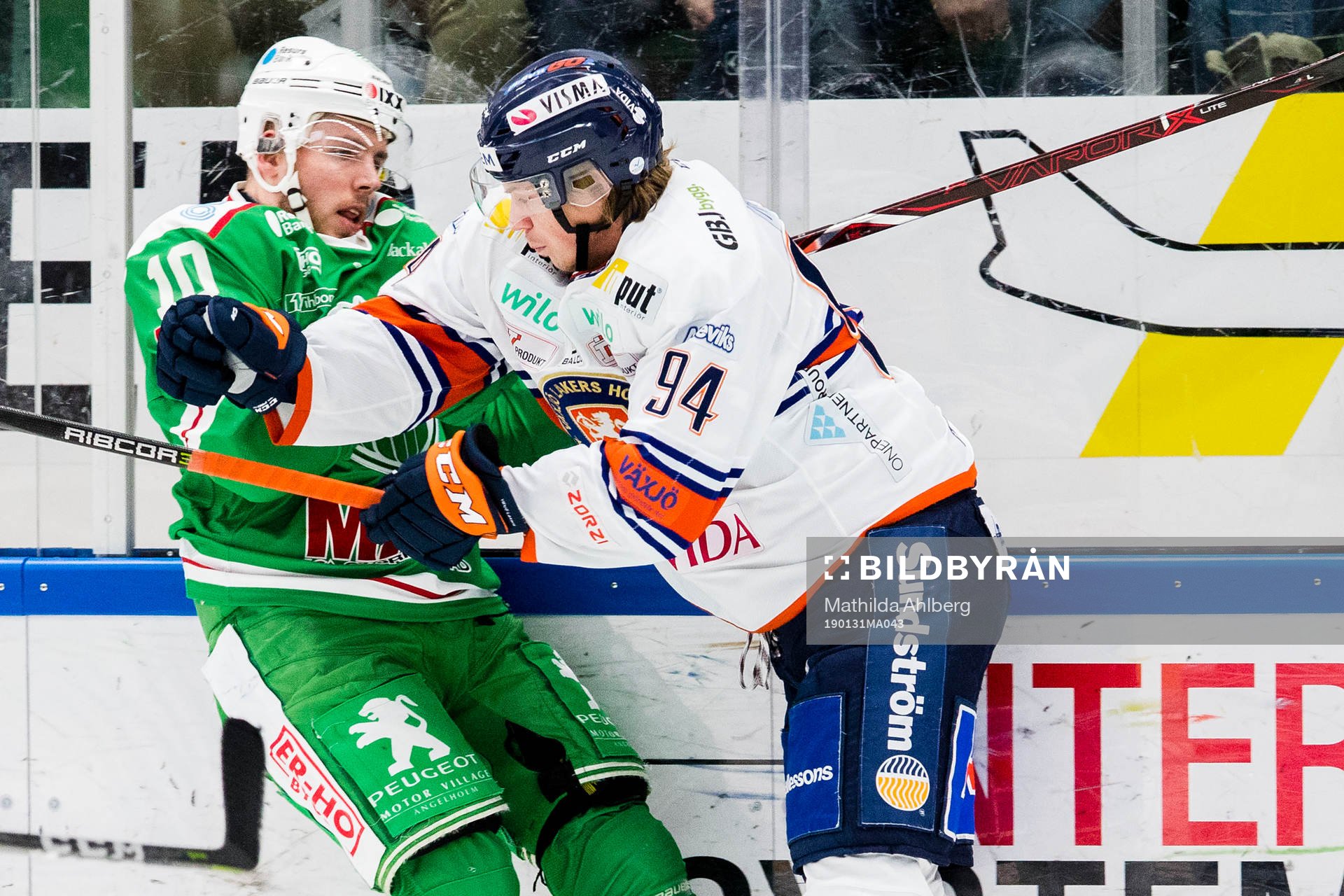 Rögles Matt Carey och Växjös Joel Persson
