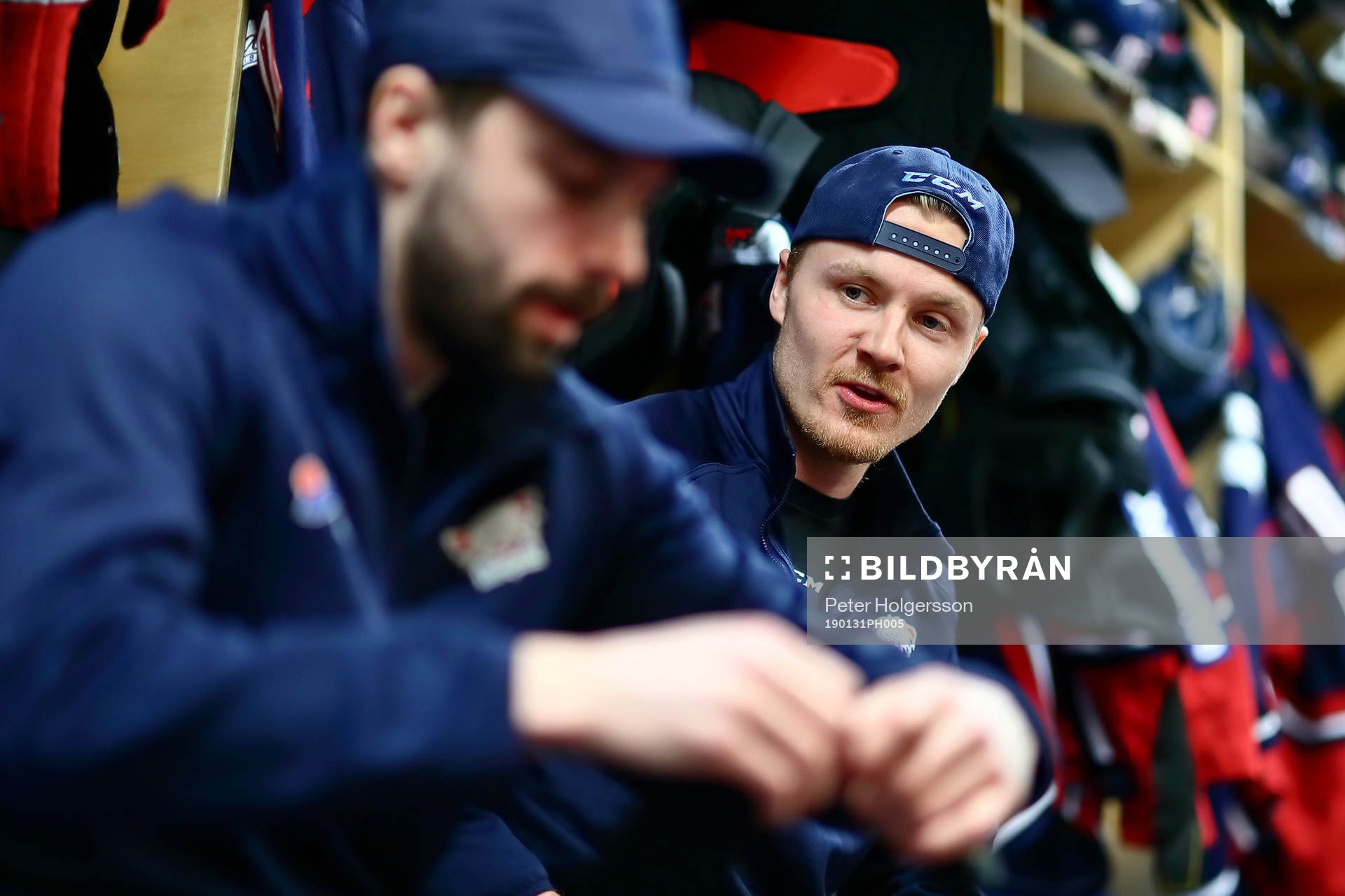 Linköpings Daniel Olsson-Trkulja (oskarp) och Nick