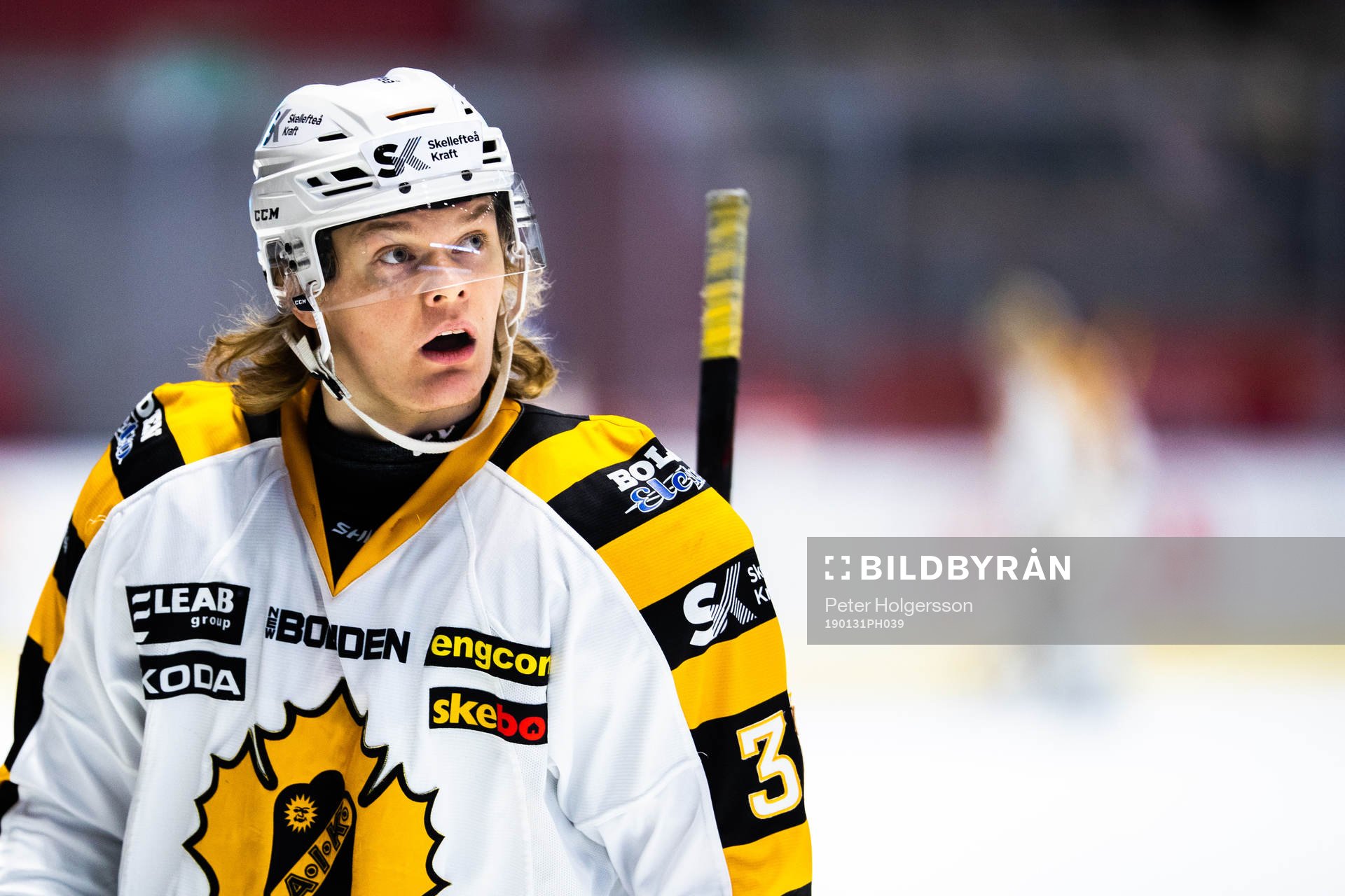 Skellefteås Albin Eriksson jublar