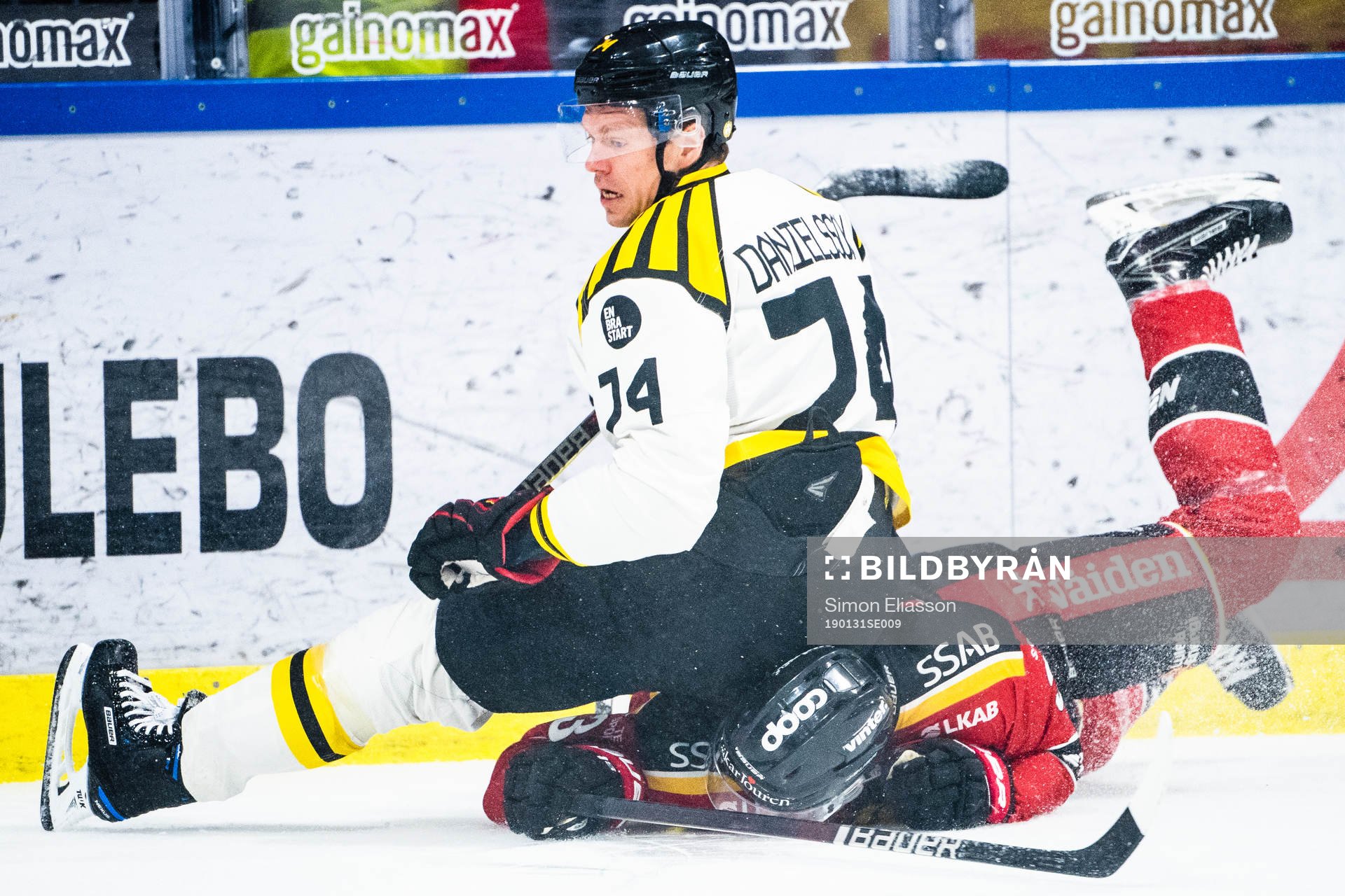 Brynäs Nicklas Danielsson och Luleås Isac Lundeström