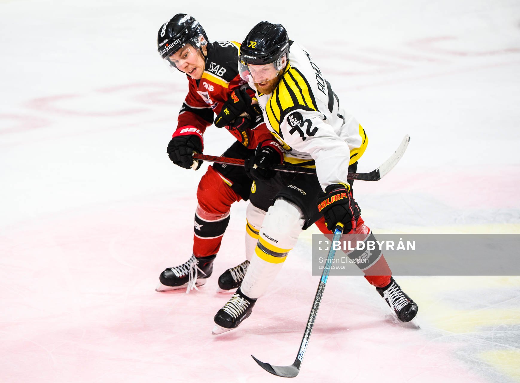 Luleås Erik Gustafsson och Brynäs Joachim Rohdin