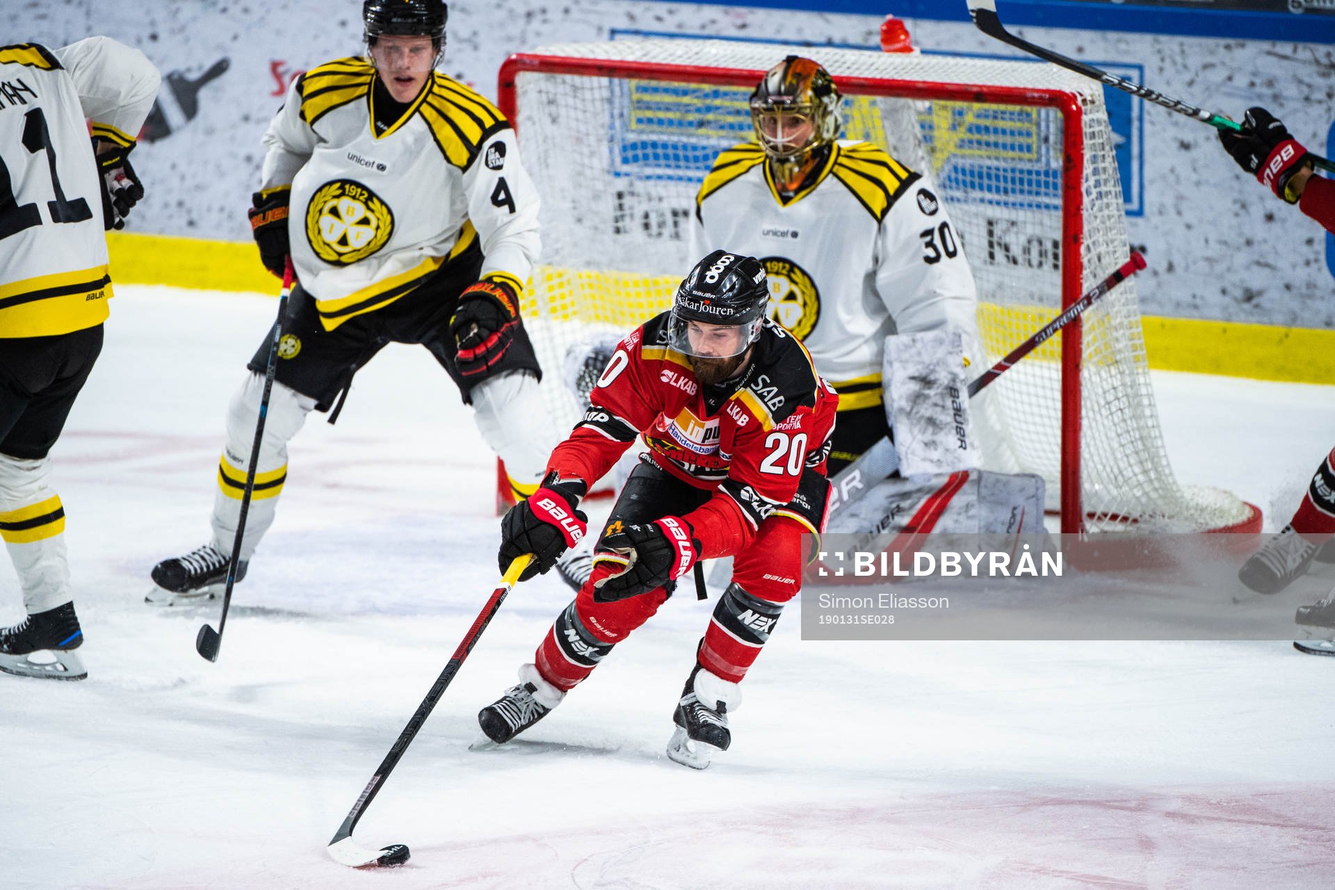 Luleås Jack Connollyunder ishockeymatchen i SHL mellan