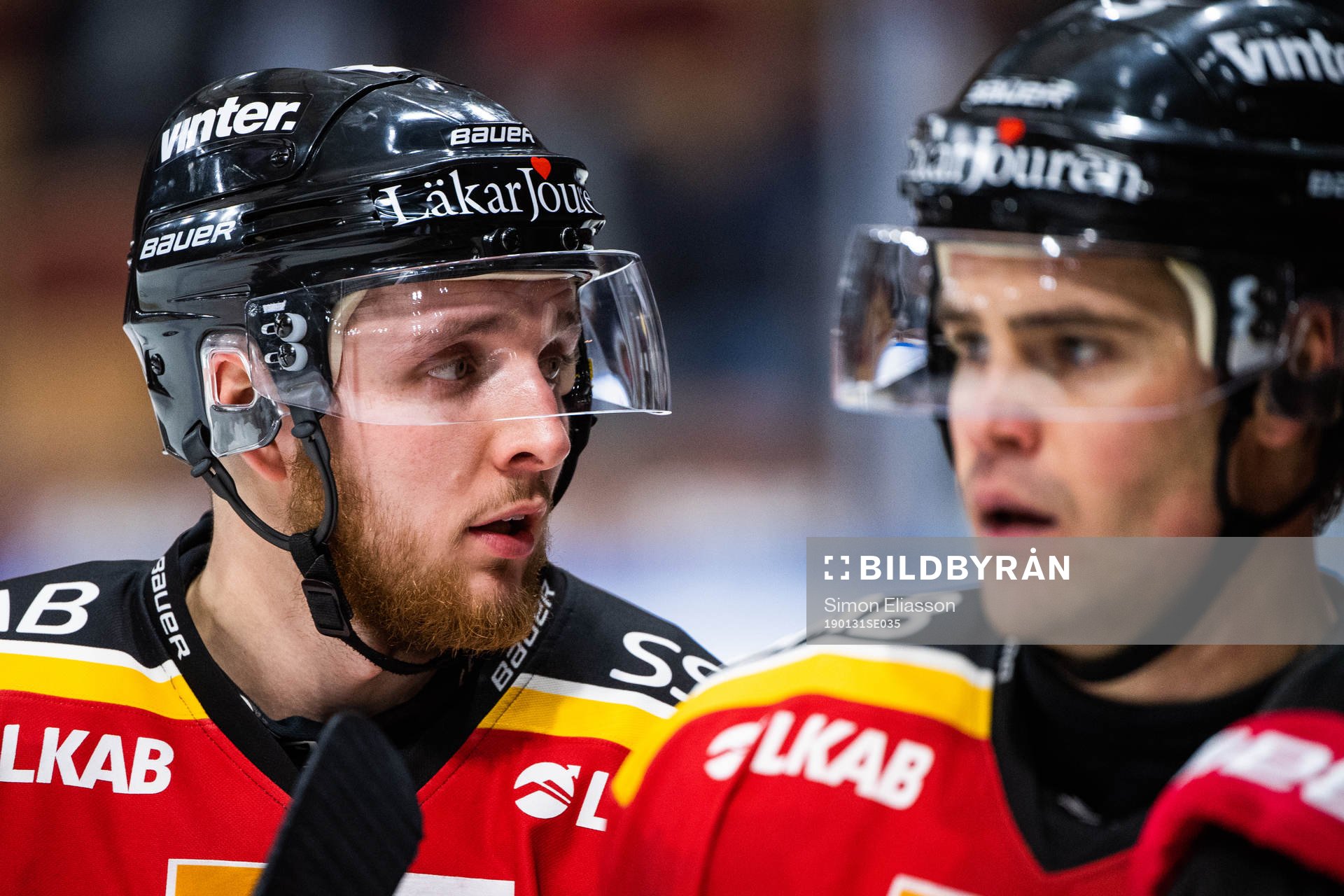 Luleås Robin Kovacs och Luleås Karl Fabricius