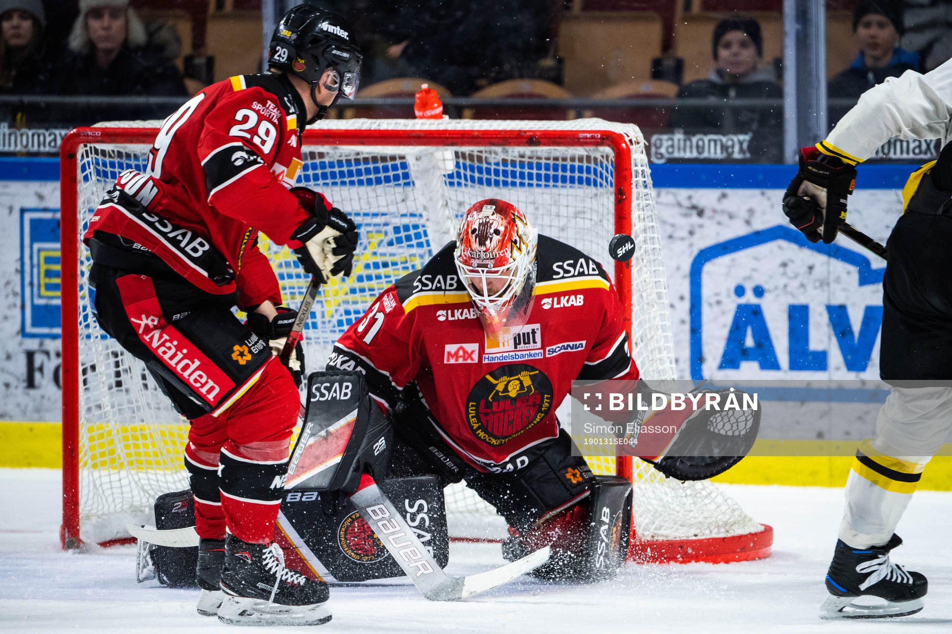 Luleås målvakt Niklas Rubin