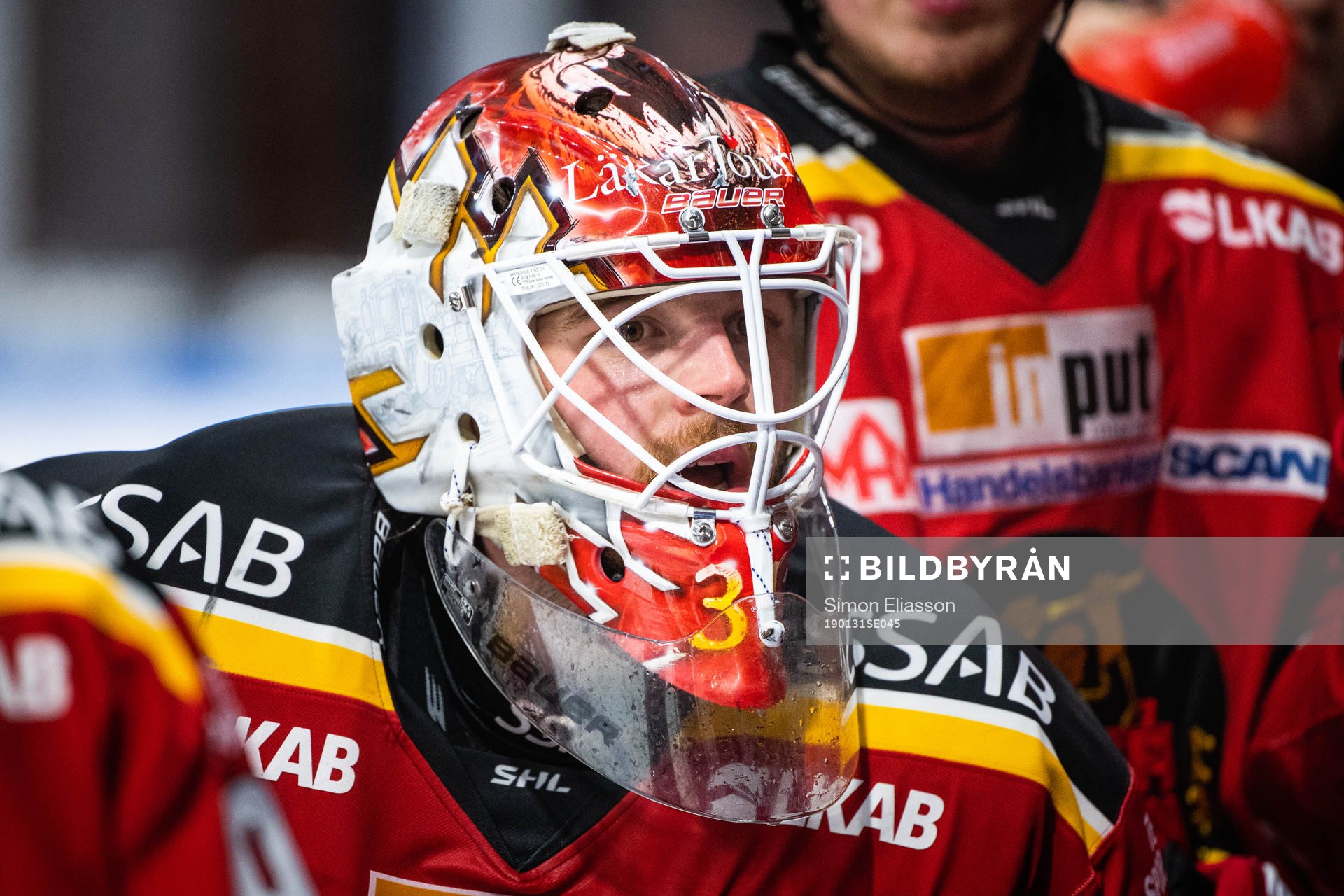 Luleås målvakt Niklas Rubin