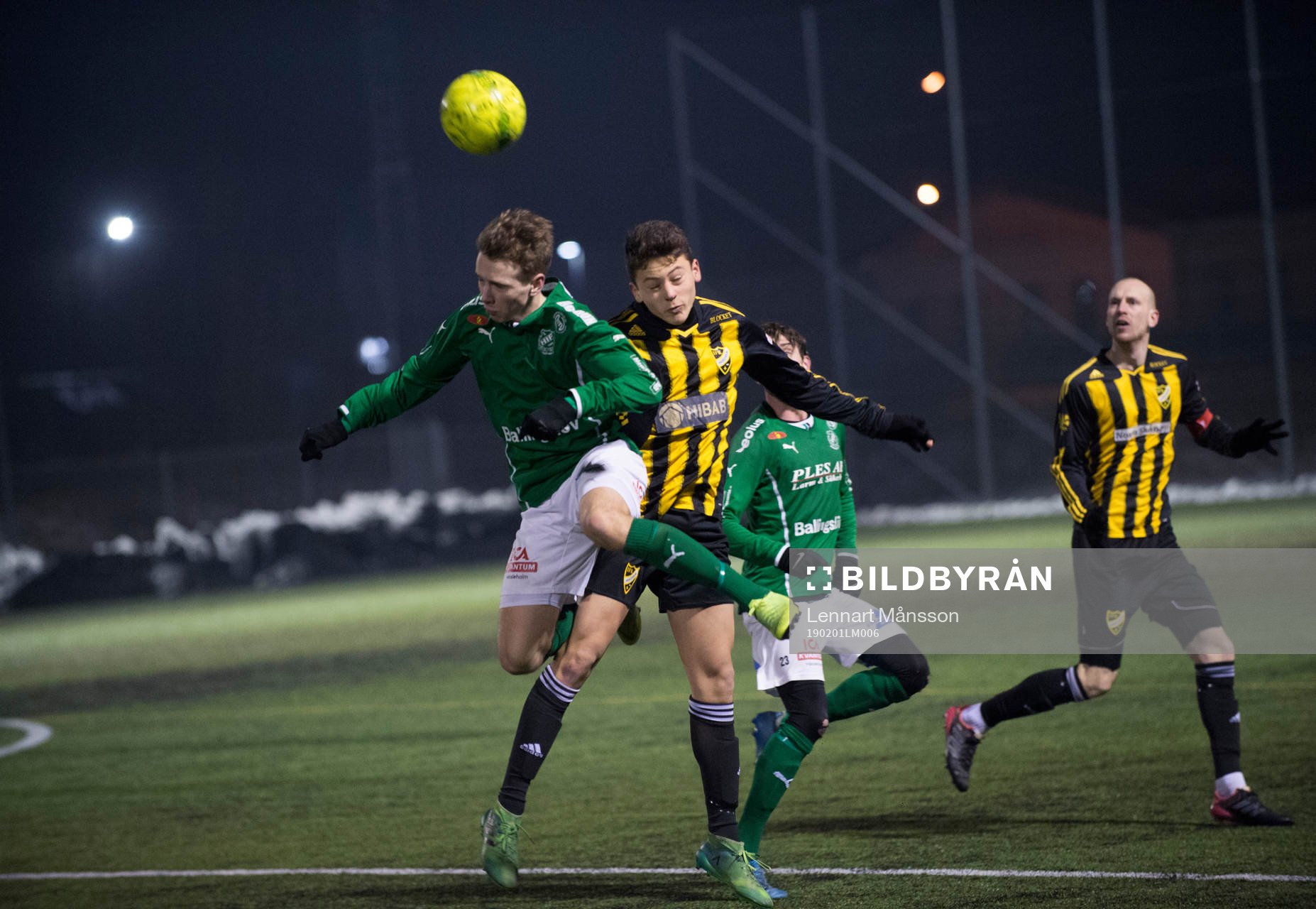 IFK Hässleholms Isak Orajärvi i träningsmatchen mellan