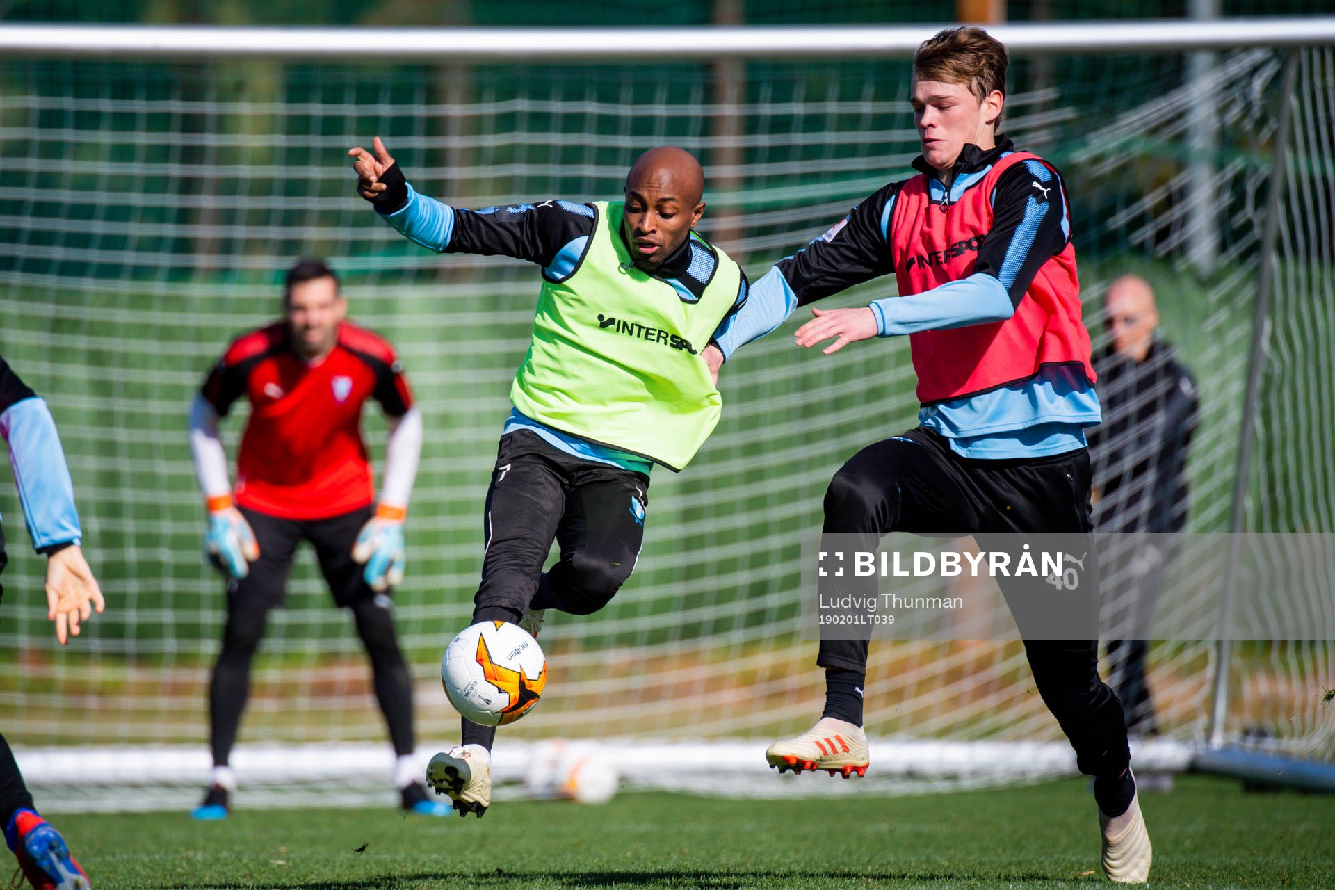 Fouad Bachirou och Hugo Andersson