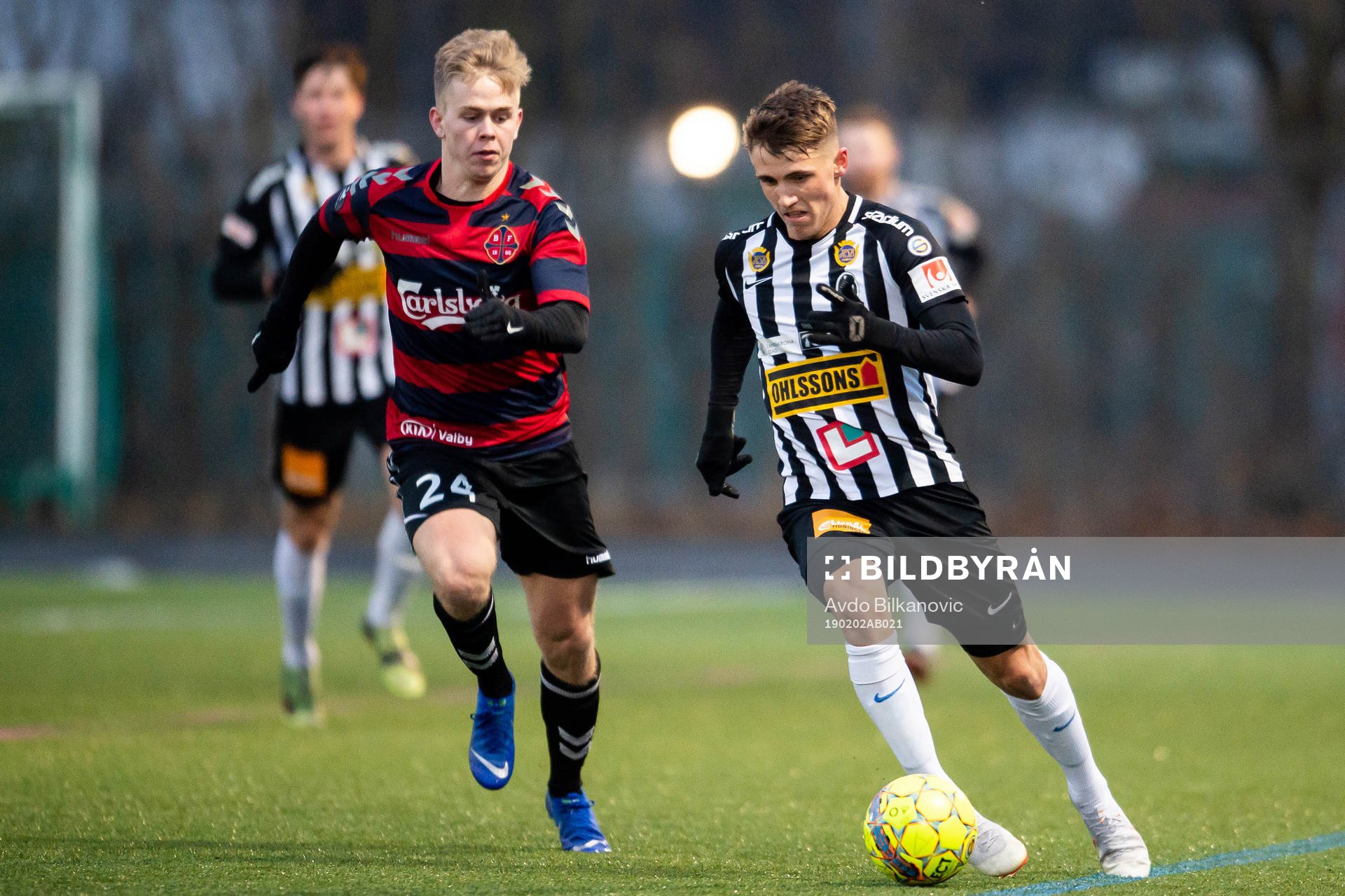 Landskronas Hampus Ferhm och Frem Victor Christiansson