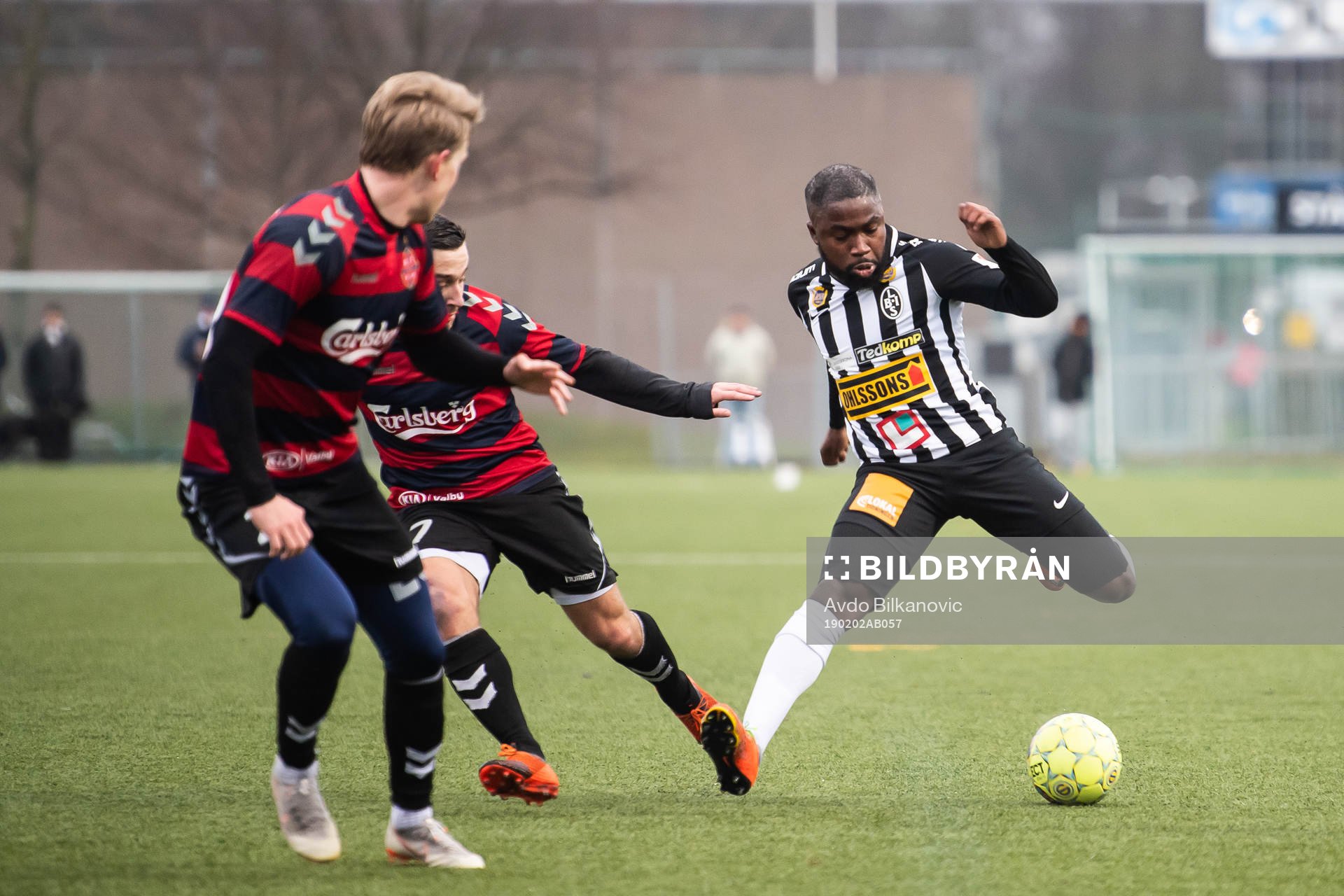 Landskronas Kofi Yeboah Addae och Frem Gustav Gjøg