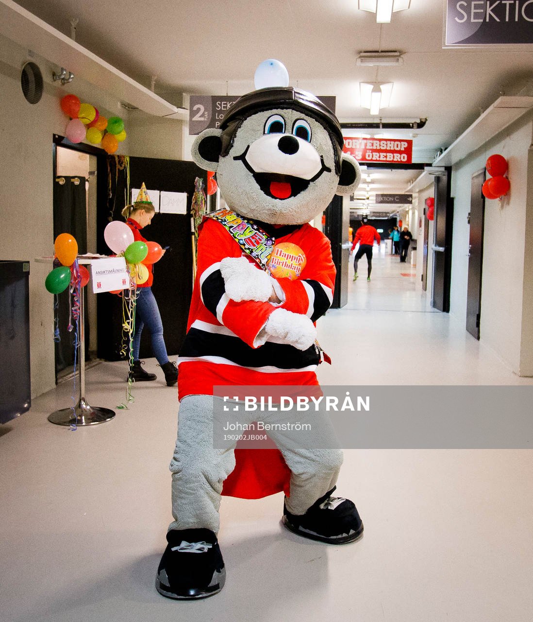 Örebros maskot Harry the Hero