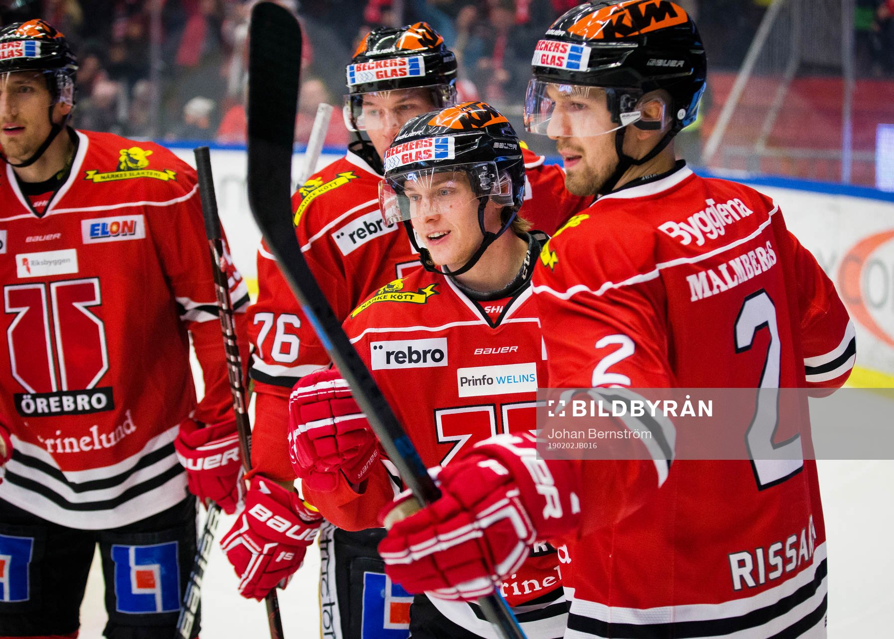 Örebros Patrik Virta jublar vid 1-0