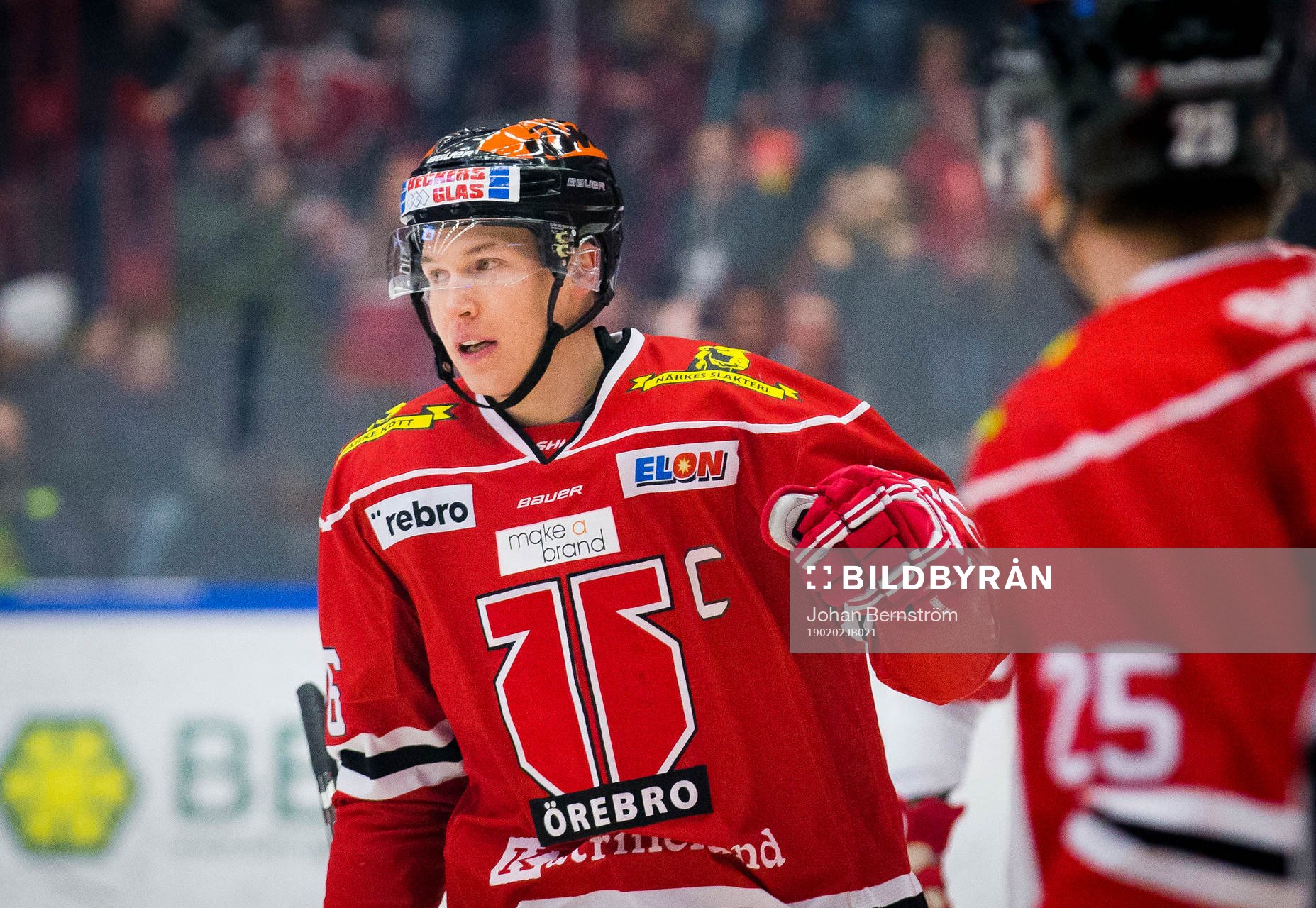 Örebros Jere Sallinen jublar vid 2-0