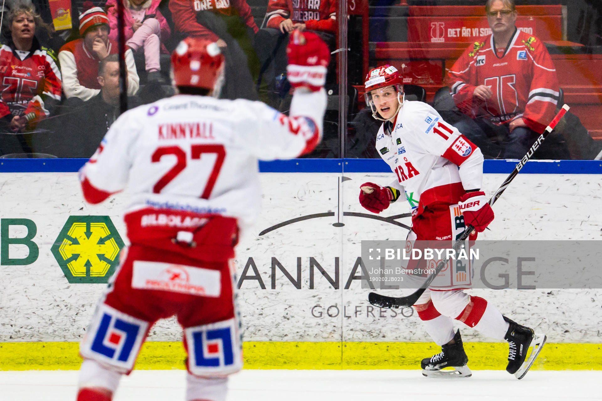 Timrås Henrik Törnqvist jublar