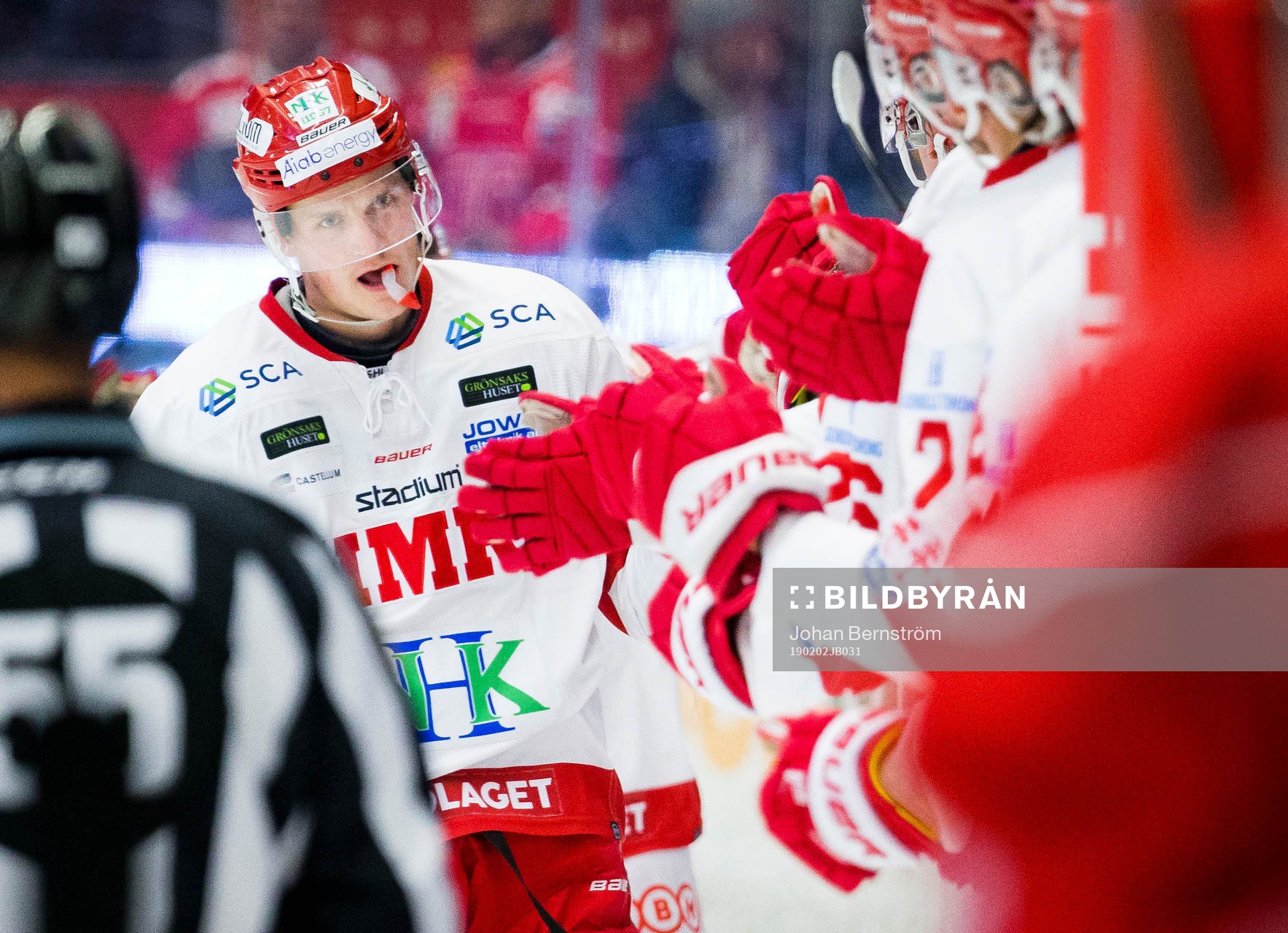 Timrås Henrik Törnqvist gör 2-1 och jublar