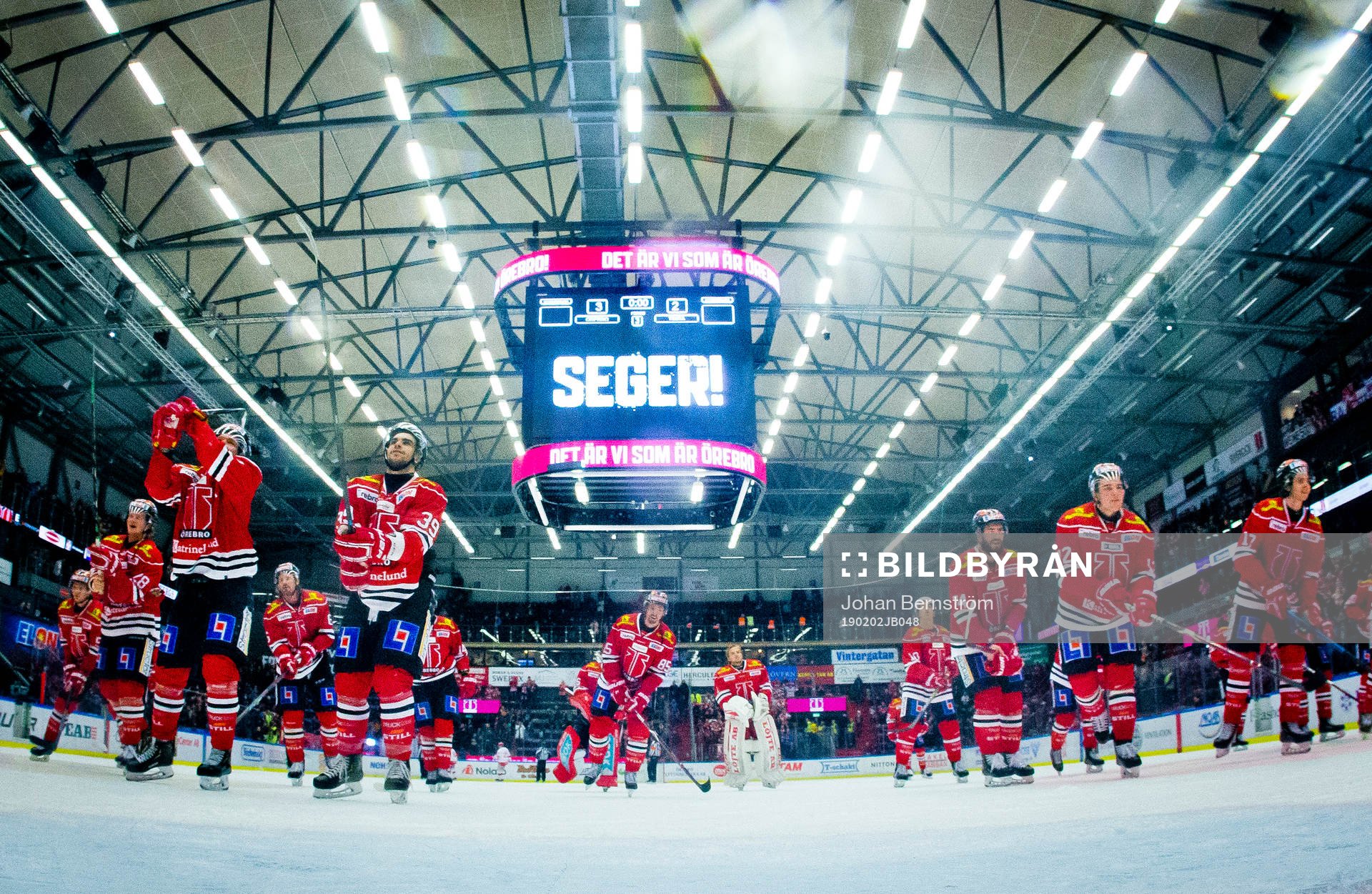 Örebros Jordan Boucher, Glenn Gustafsson och Nick Ebert