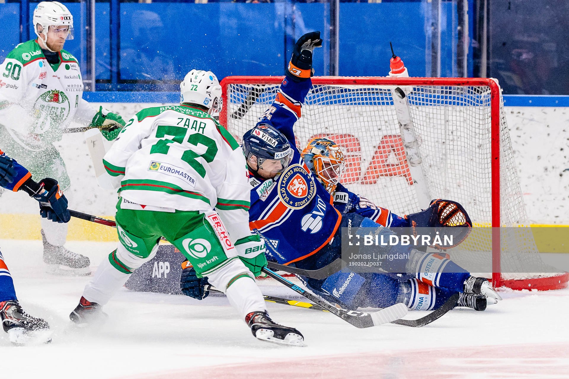 Rögles Daniel Zaar gör mål 3-2 bakom Växjös Arvid