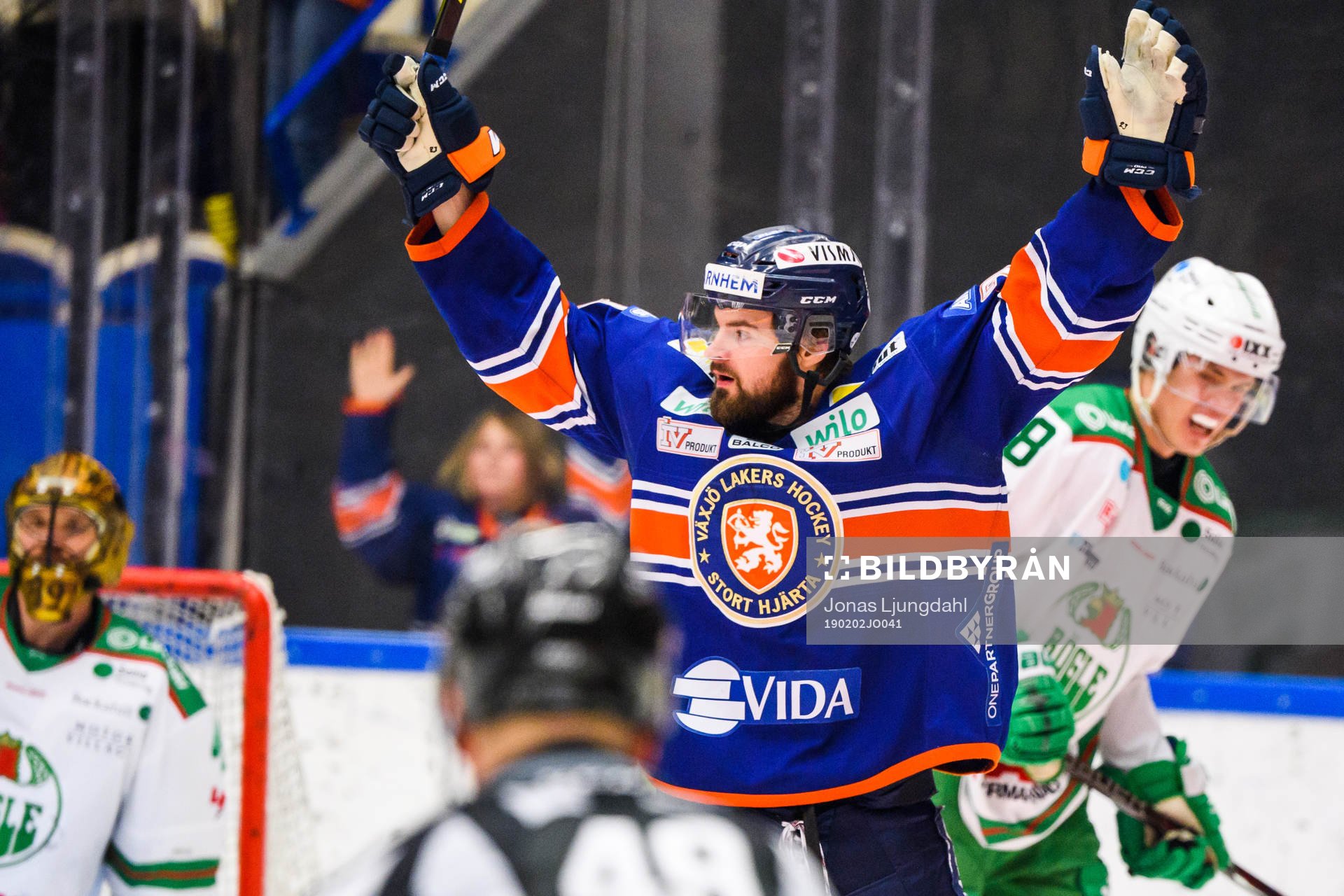 Växjös Roman Horak jublar