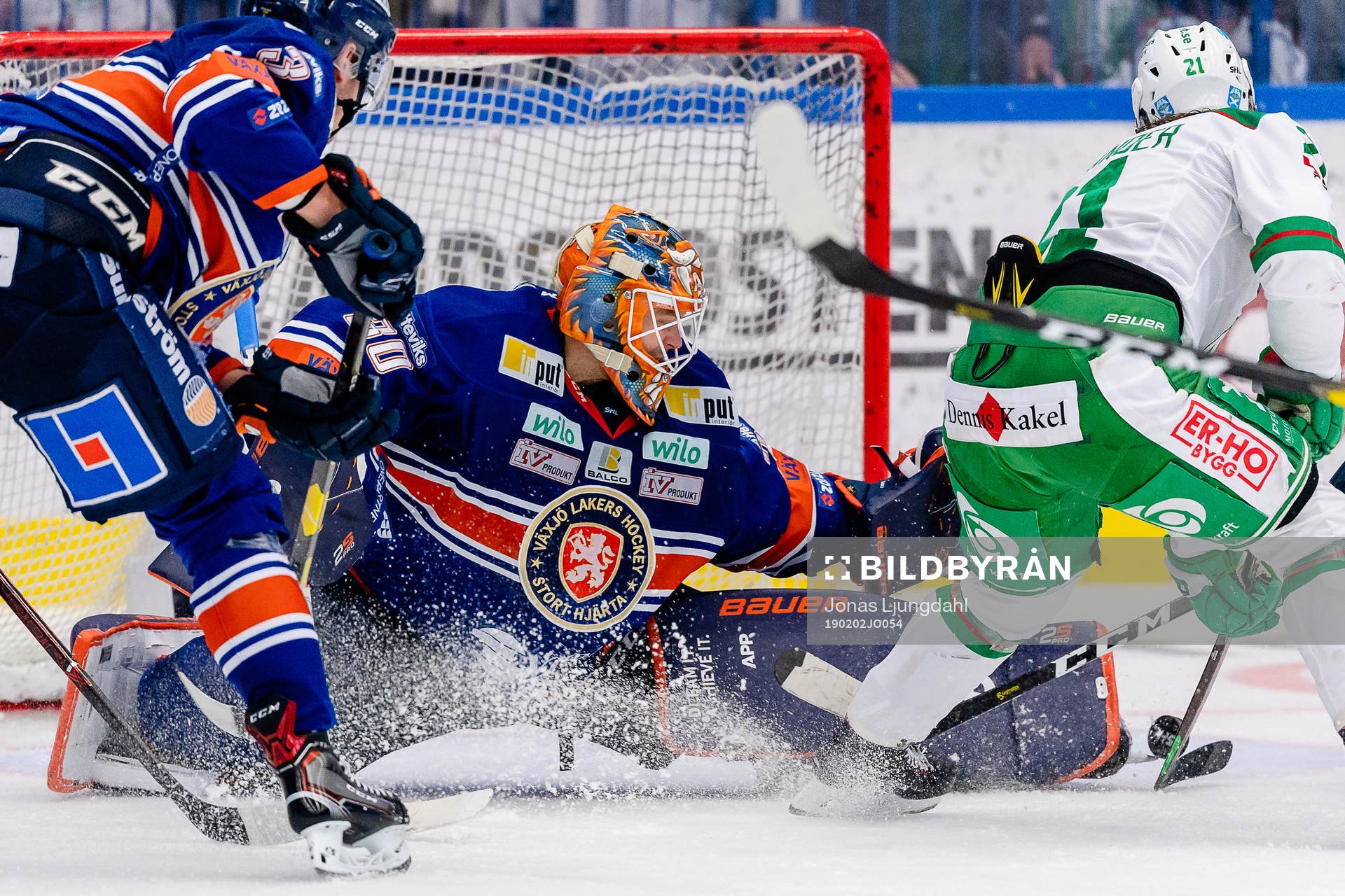 Växjös målvakt Viktor Fasth