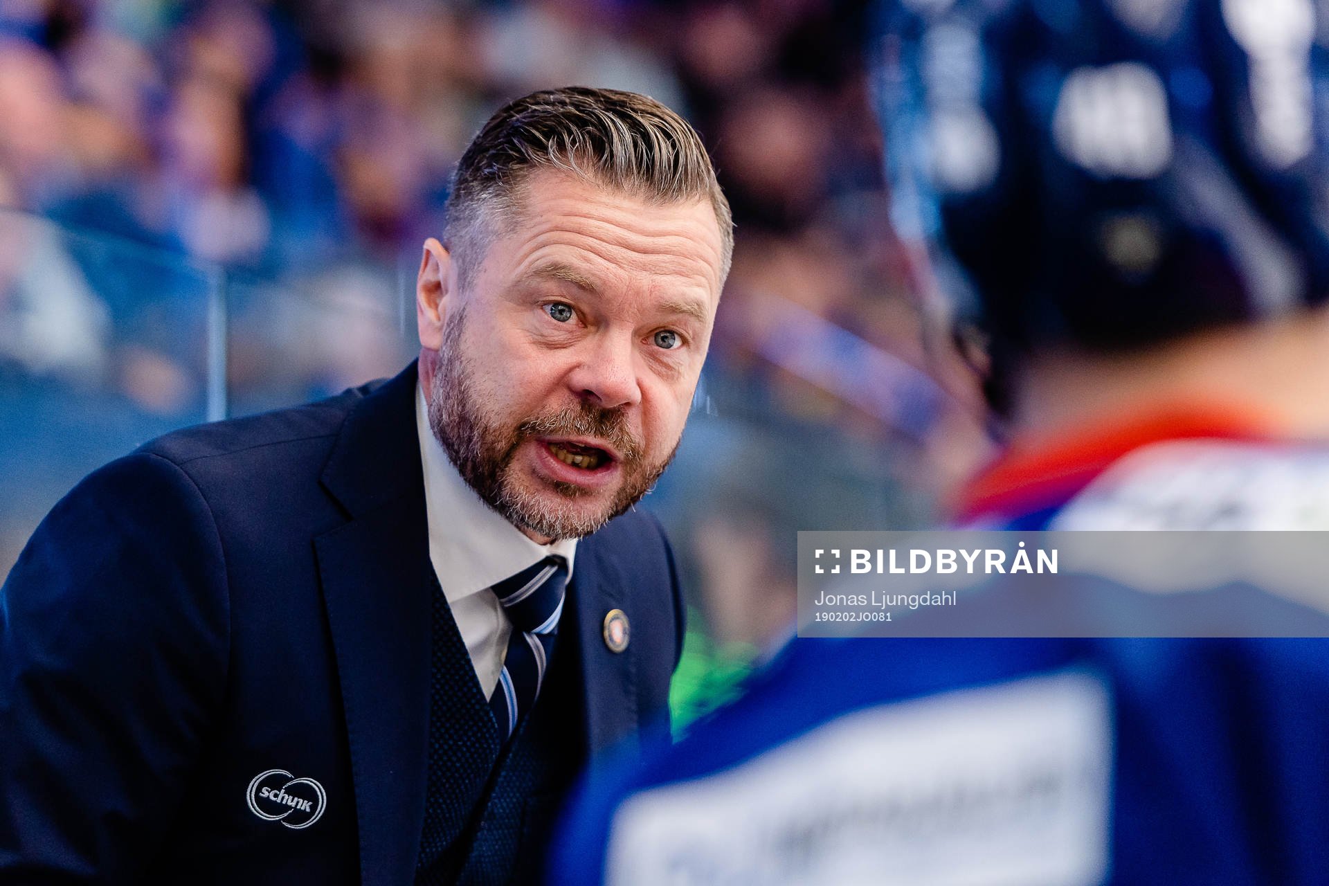Växjös assisterande tränare Fredrik Hellgren
