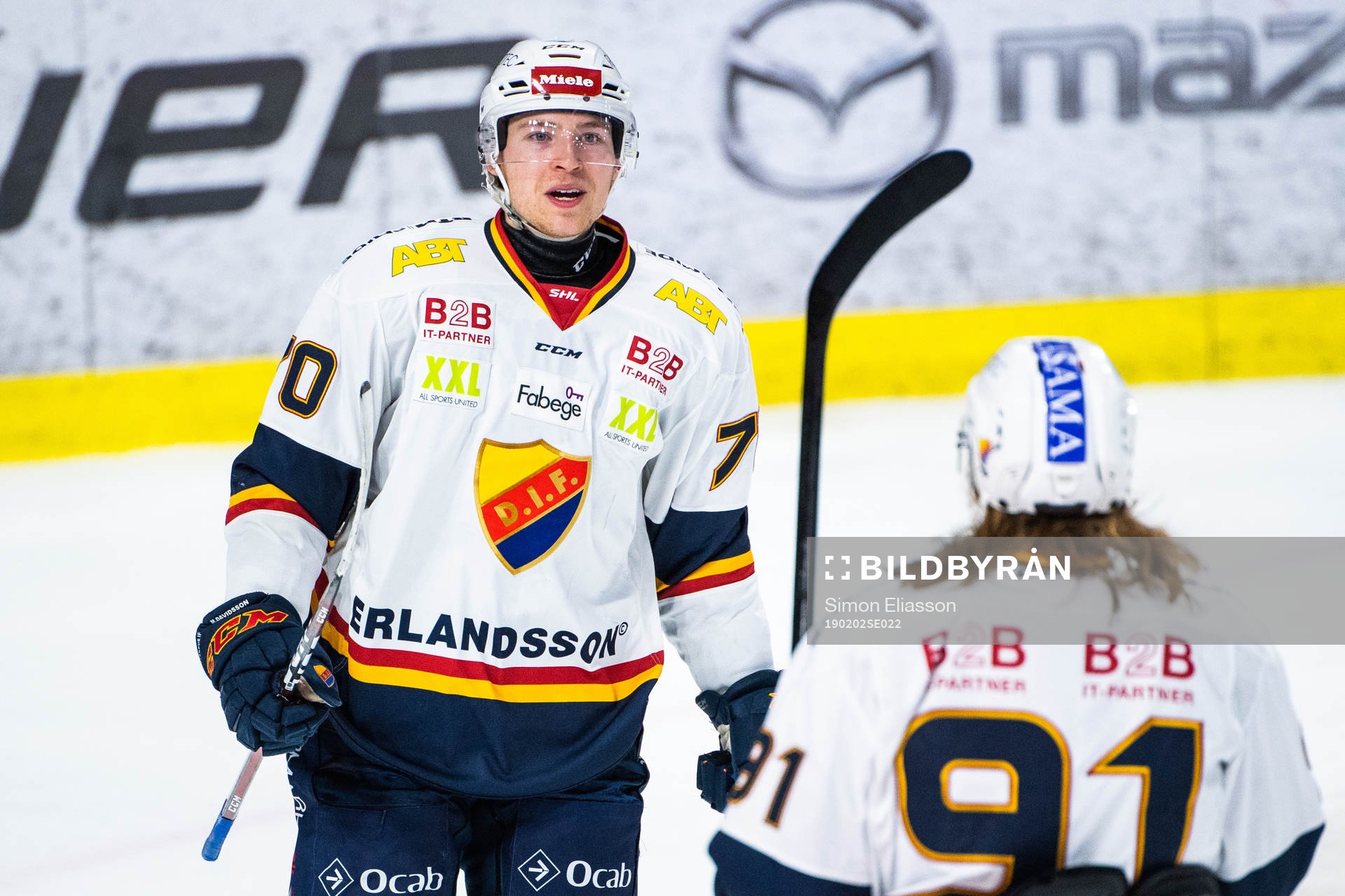 Djurgårdens Marcus Davidsson och Axel Jonsson Fjällby