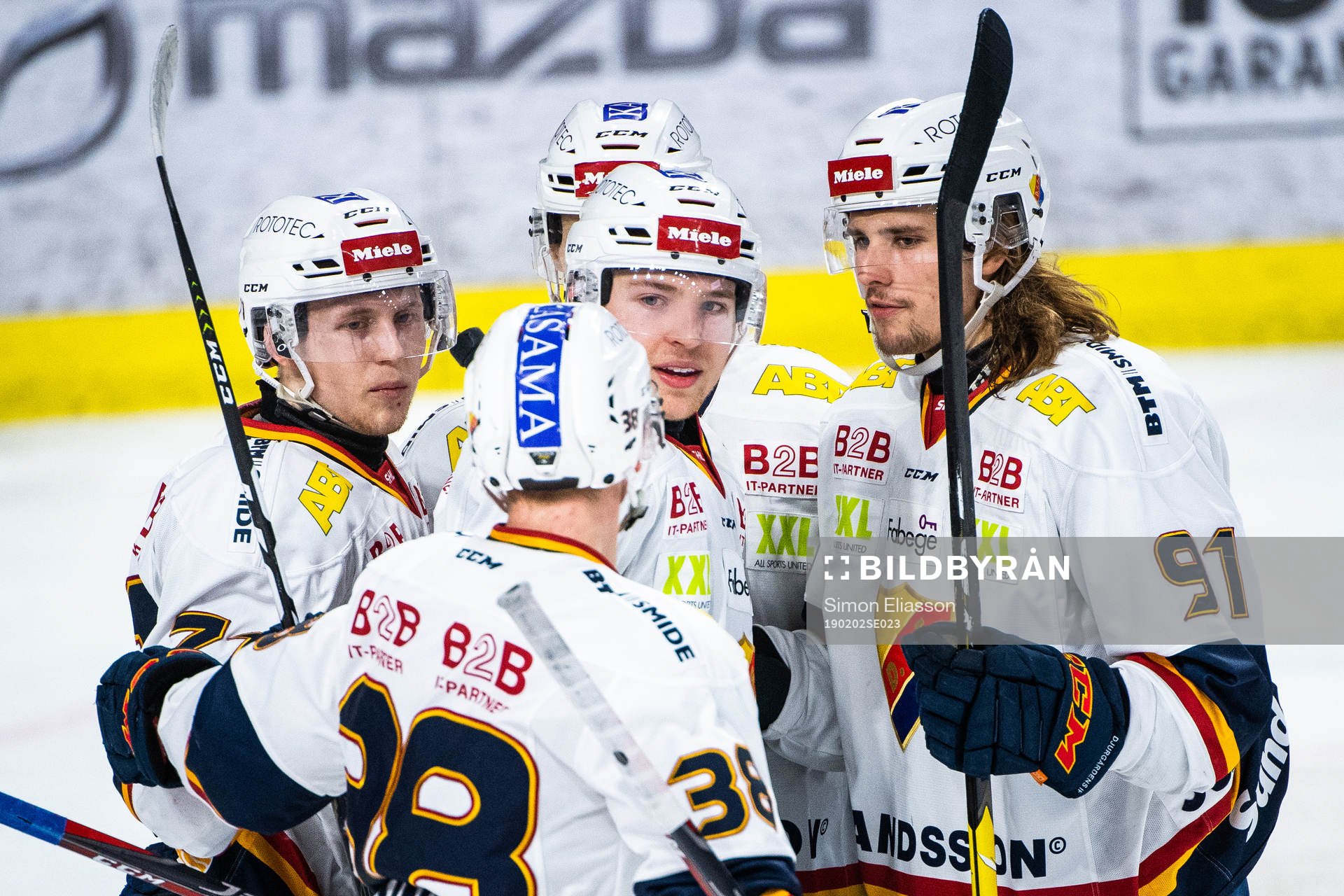 Djurgårdens Jonathan Davidsson, Marcus Davidsson (mitten)