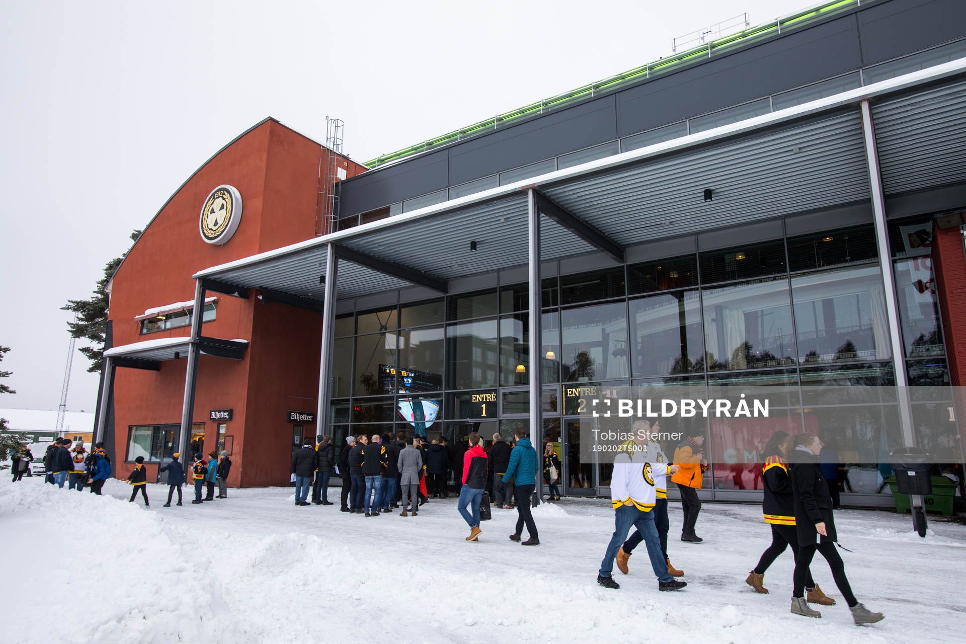 Exteriör av Gavlerinken Arena