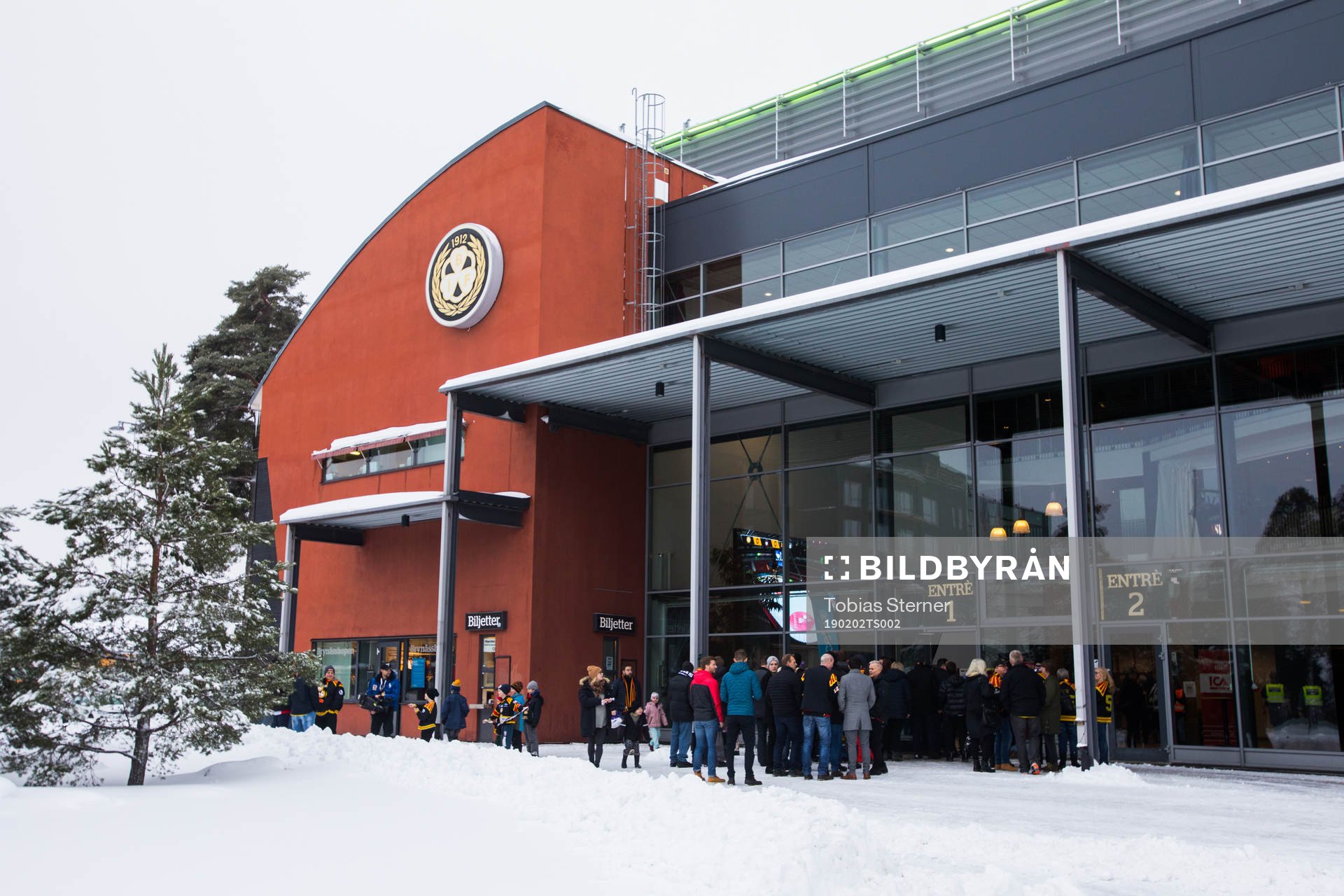 Exteriör av Gavlerinken Arena
