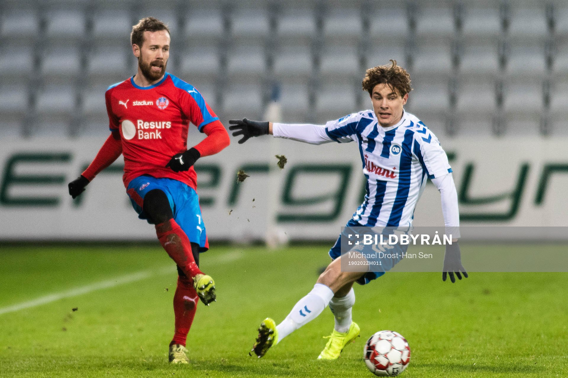 Helsingborgs Anders Randrup og Odenses Jeppe Tverskov