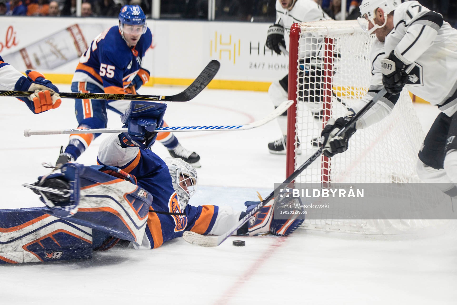 Goalkeeper Robin Lehner of New York Islanders