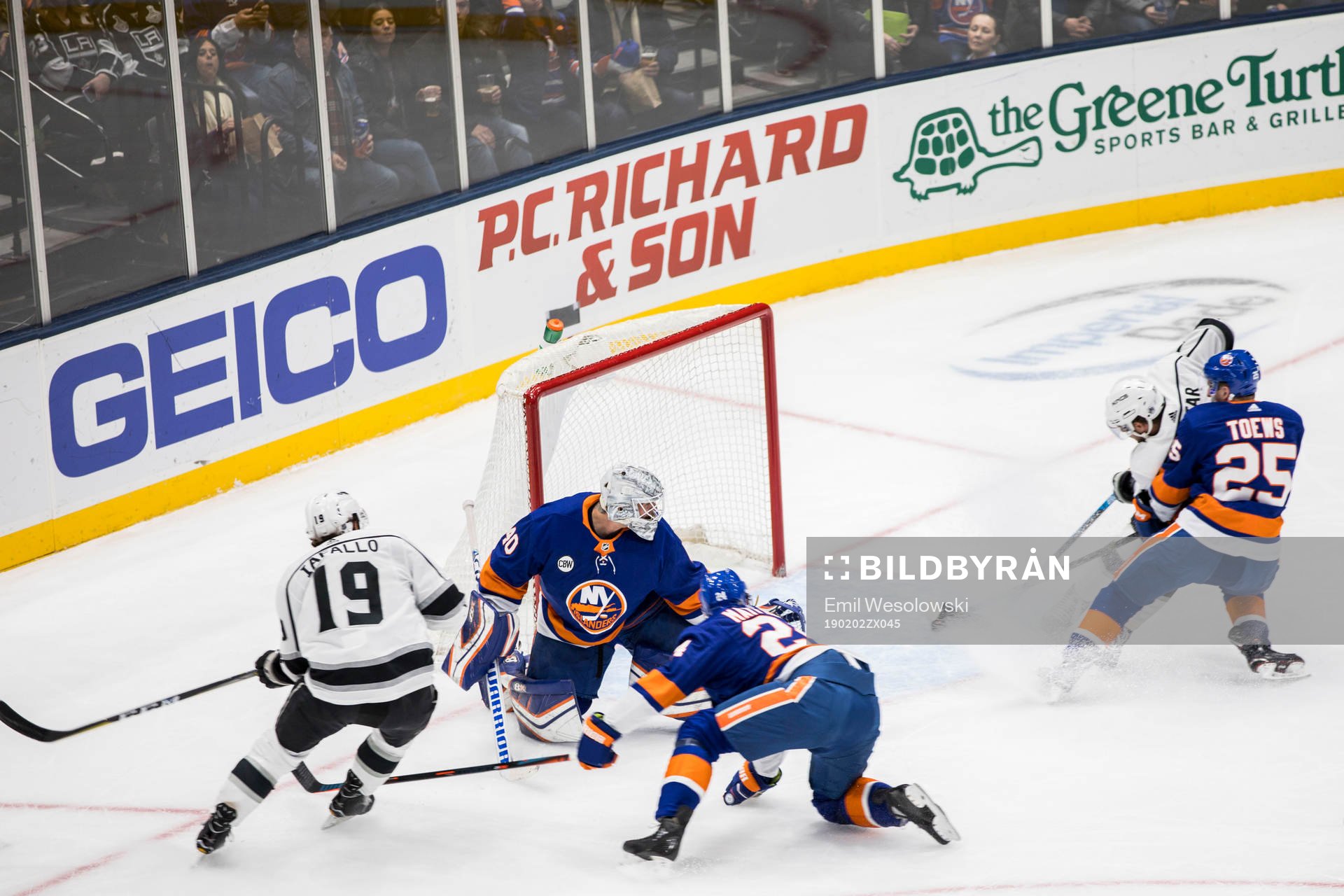 Goalkeeper Robin Lehner of New York Islanders