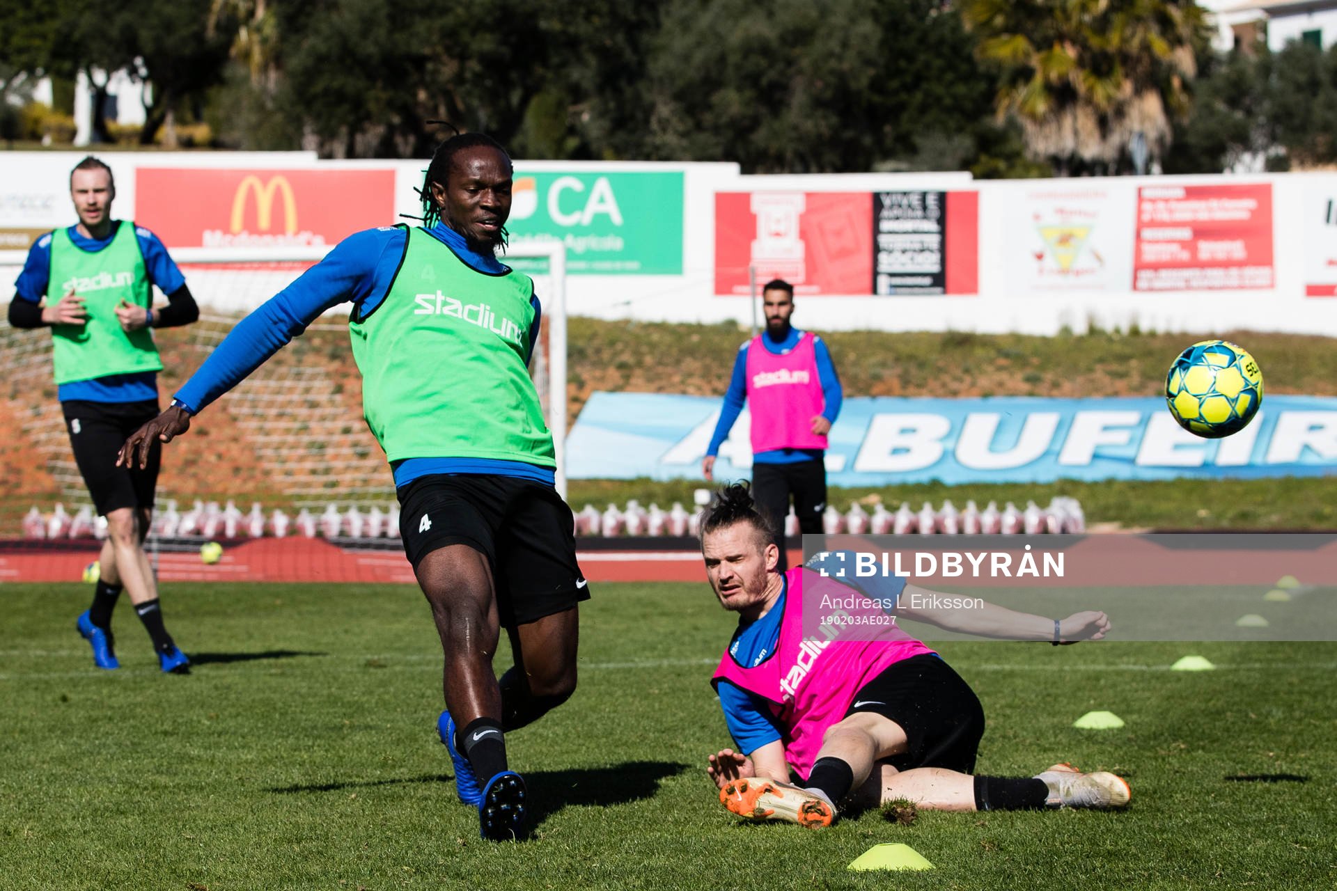 Kebba Ceesay och Jonas Lindberg