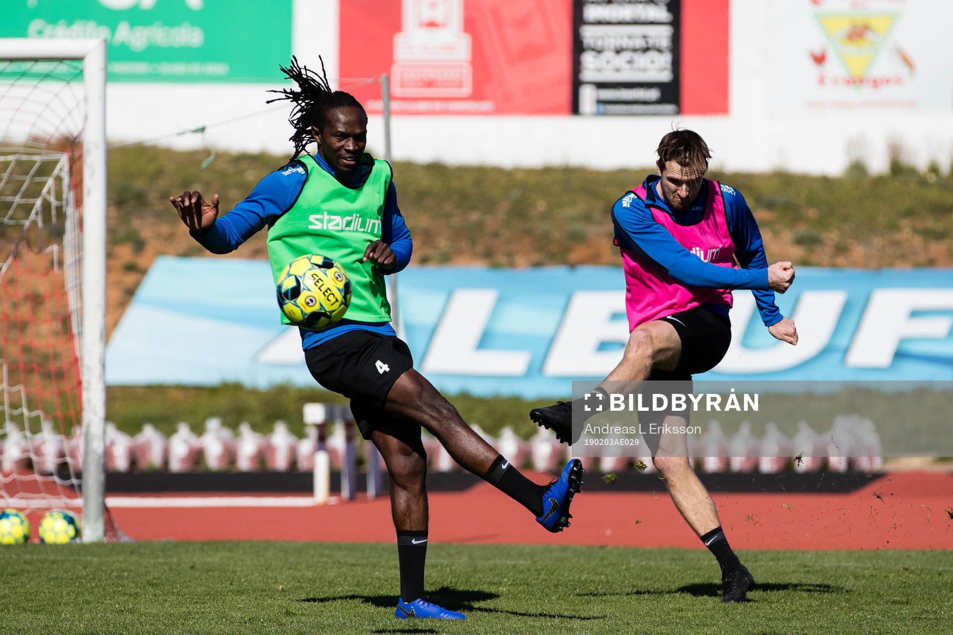 Kebba Ceesay och Jesper Arvidsson
