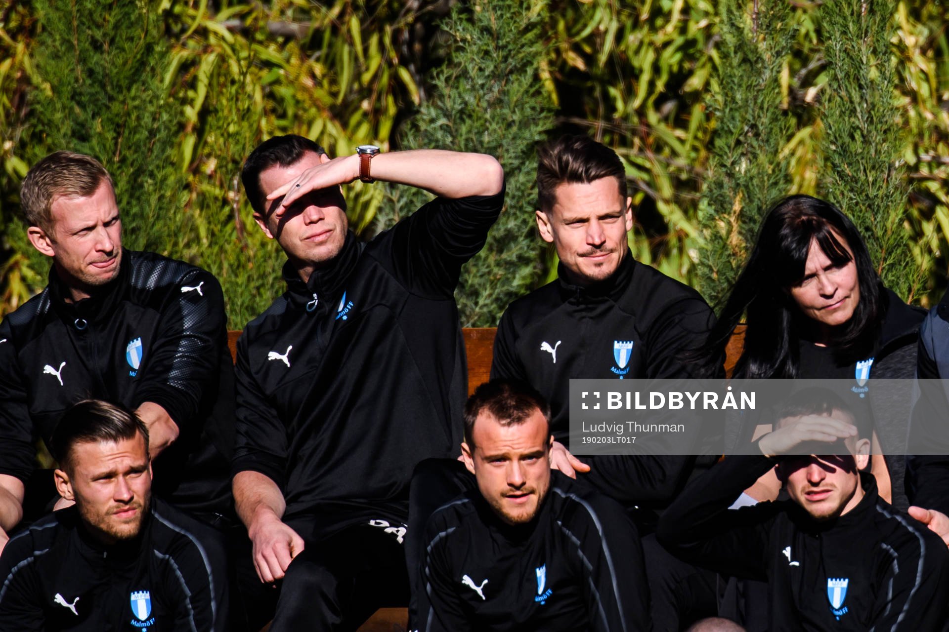 Sports Director Daniel Andersson and Markus Rosenberg of