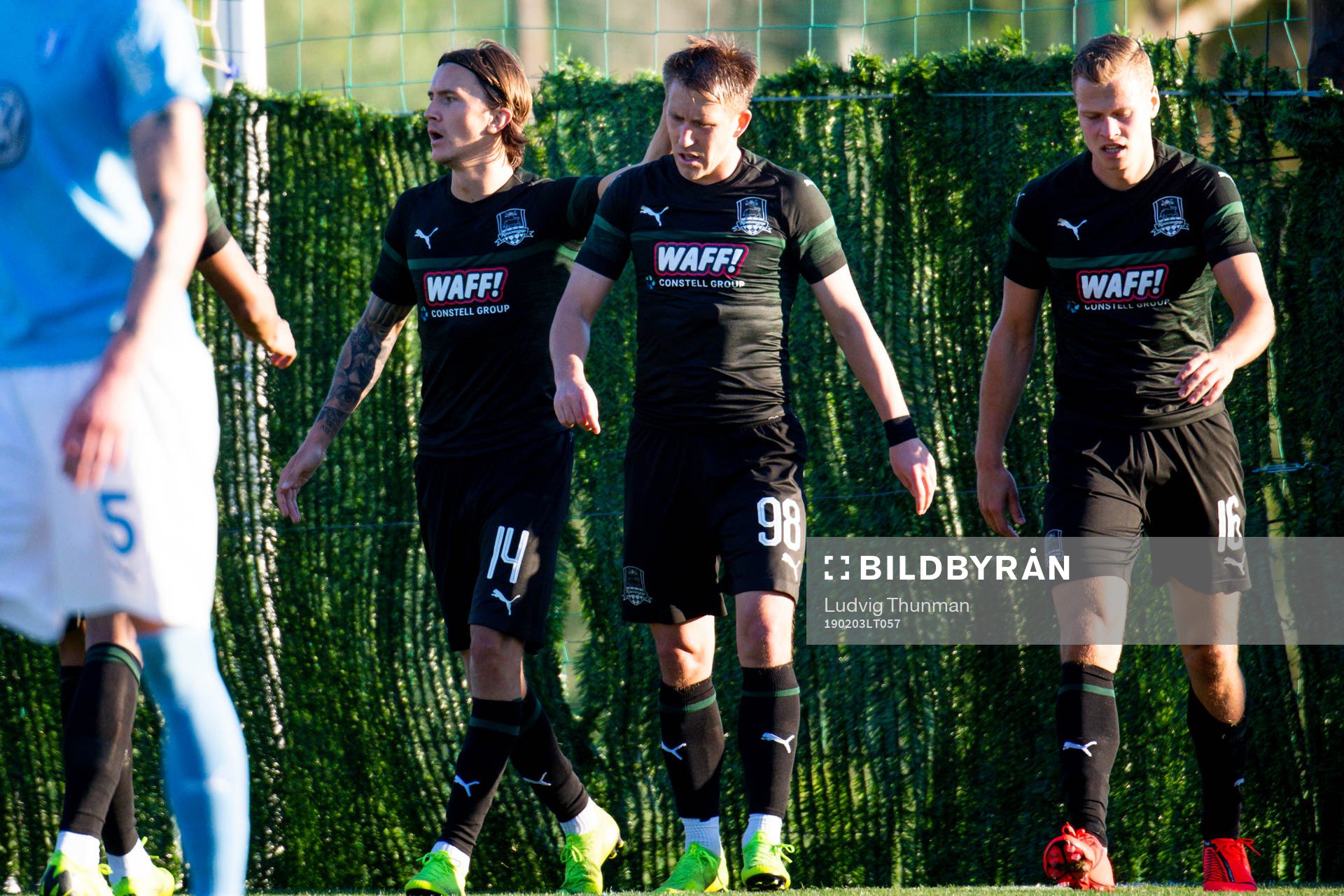Kristoffer Olsson, Sergei Petrov and Viktor Claesson of