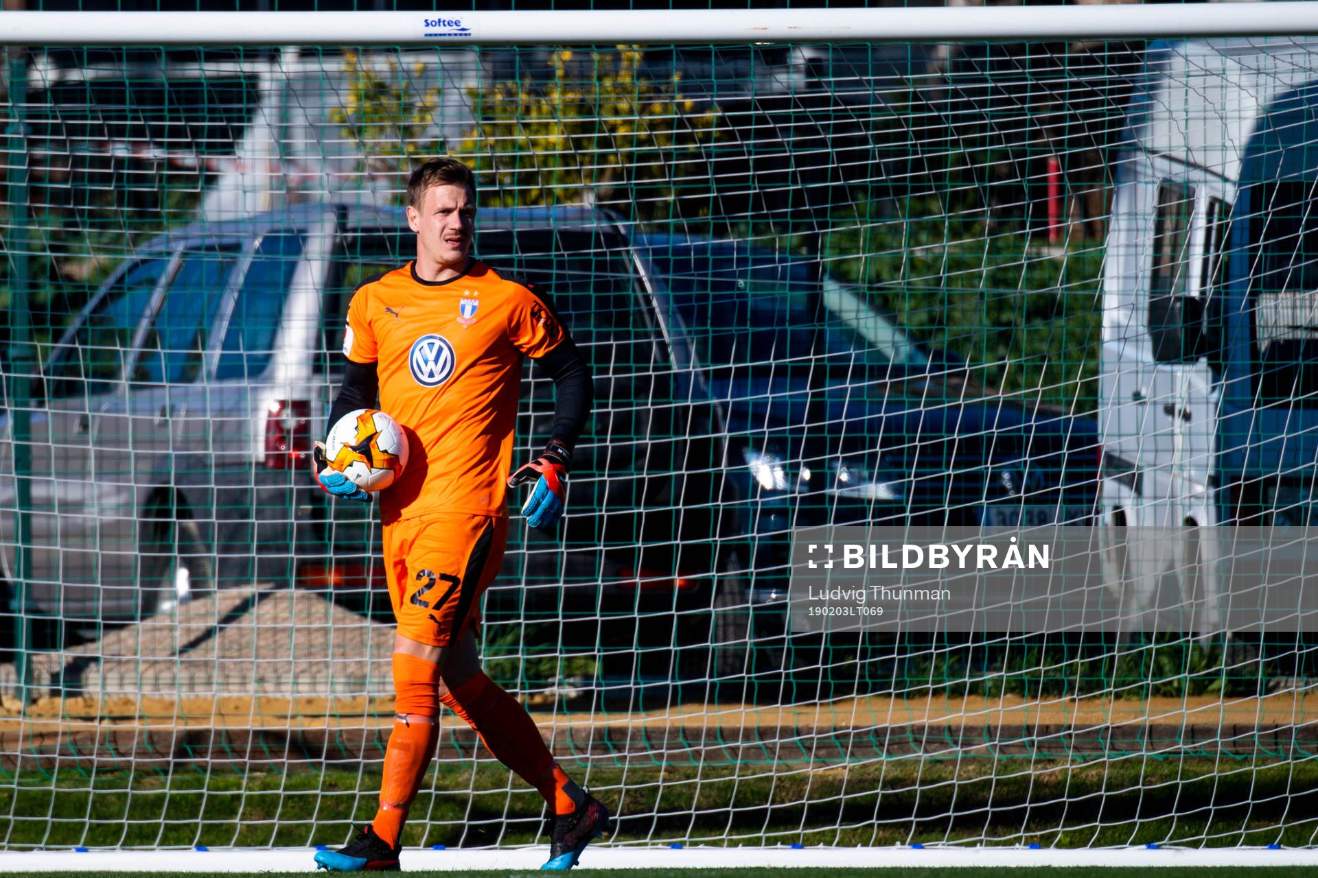 Goalkeeper Johan Dahlin of Malmö FF