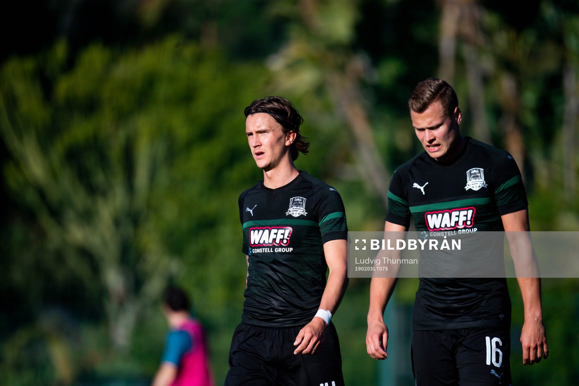 Kristoffer Olsson and Viktor Claesson of Krasnodar