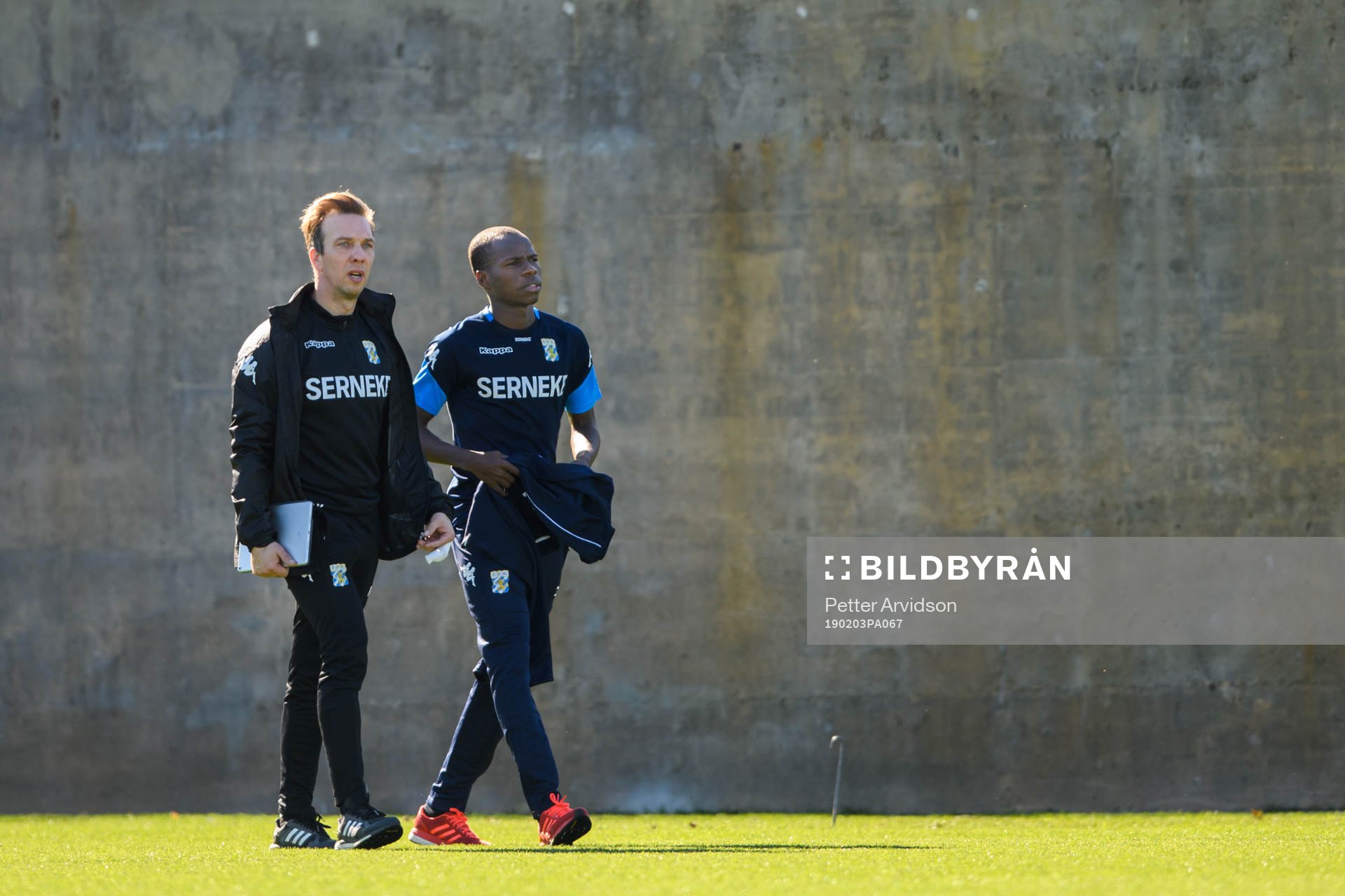 Fysio Roland Kaldéus och Alhassan Yusuf Abdullahi