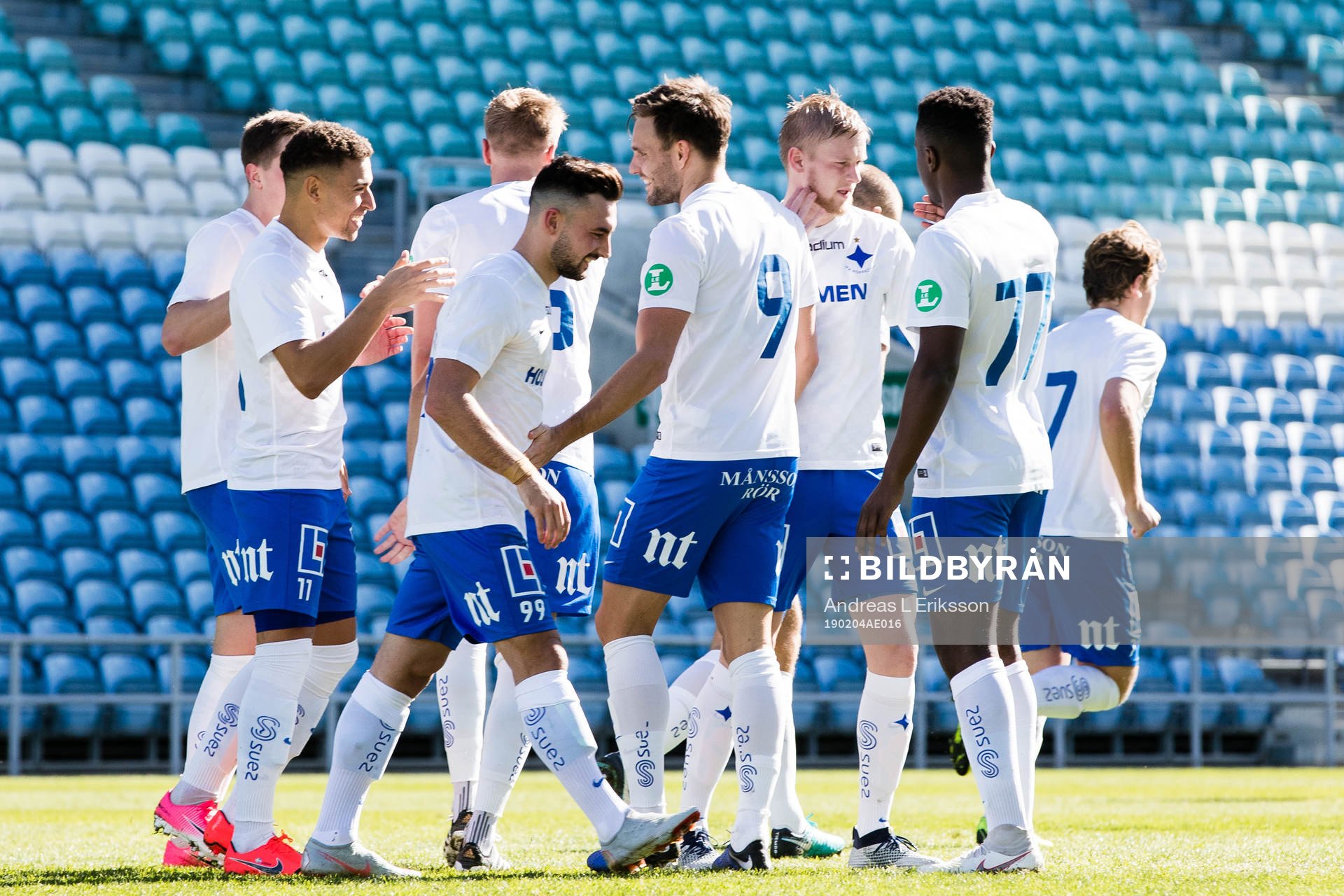 Norrköpings Jordan Larsson jublar