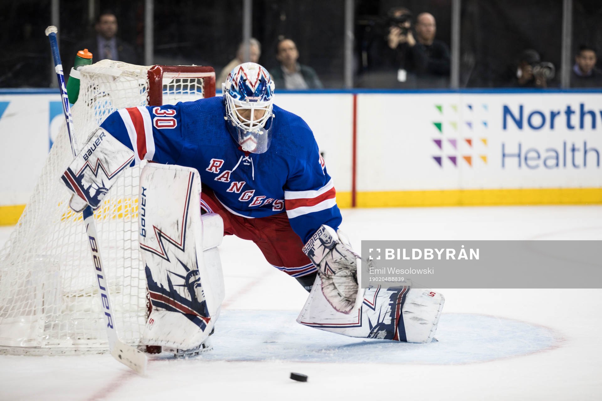 Goaltender Henrik Lundqvist
