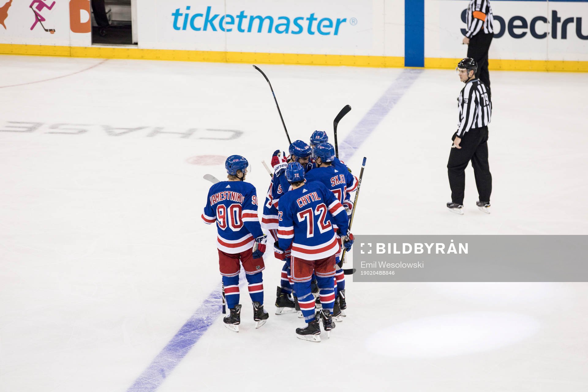 Vladislav Namestnikov, Adam McQuaid, Filip Chytil, Kevin
