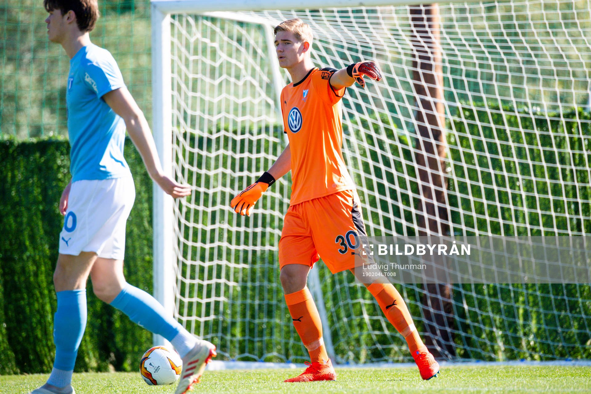 Goalkeeper Mathias Nilsson of Malmö FF
