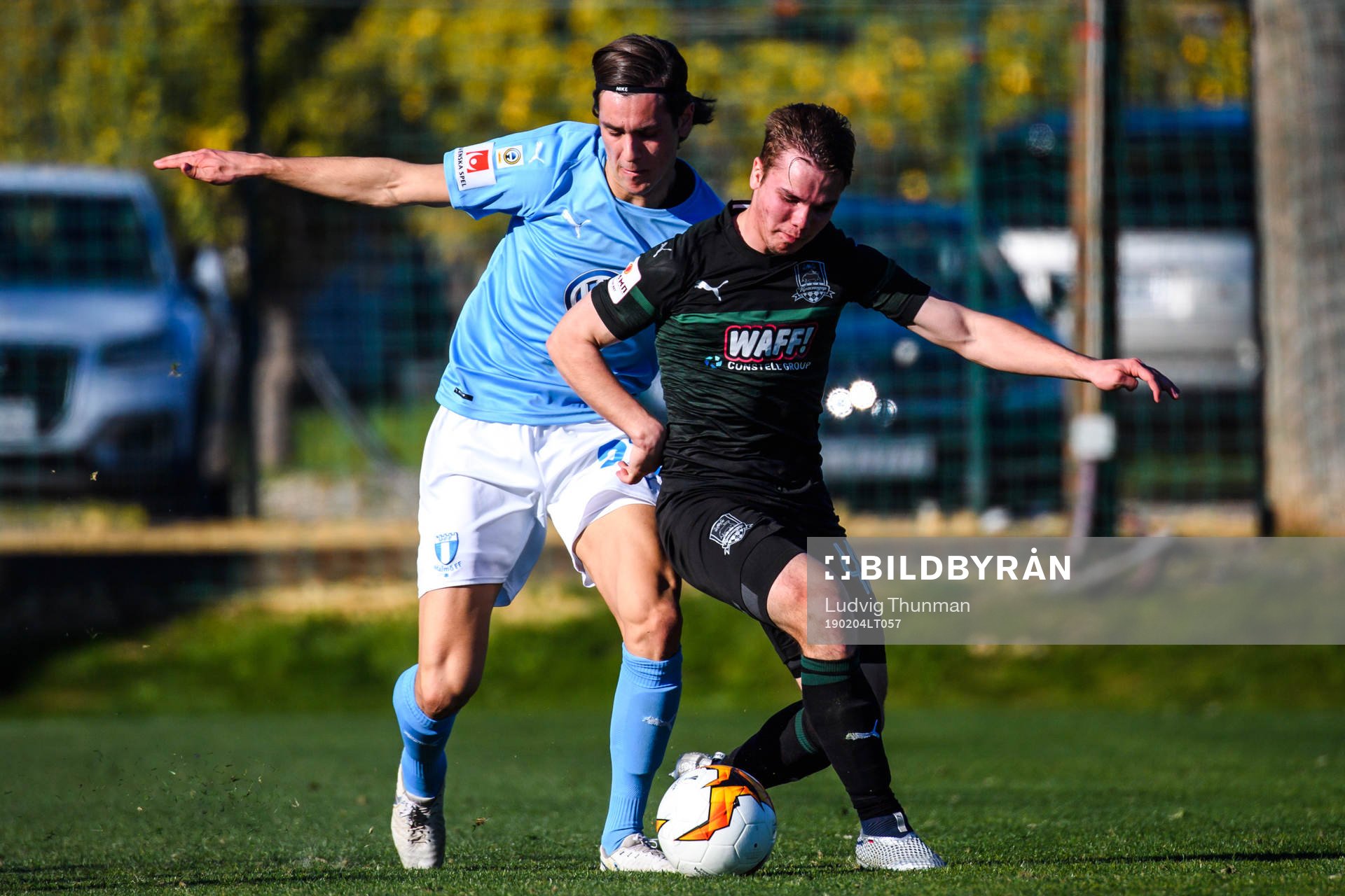 Adi Nalic  of Malmö FF and Igor Paradin of Krasnodar