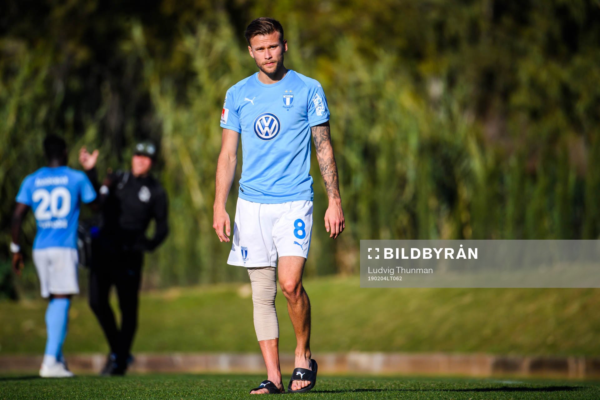 Arnor Traustason  of Malmö FF looks dejected