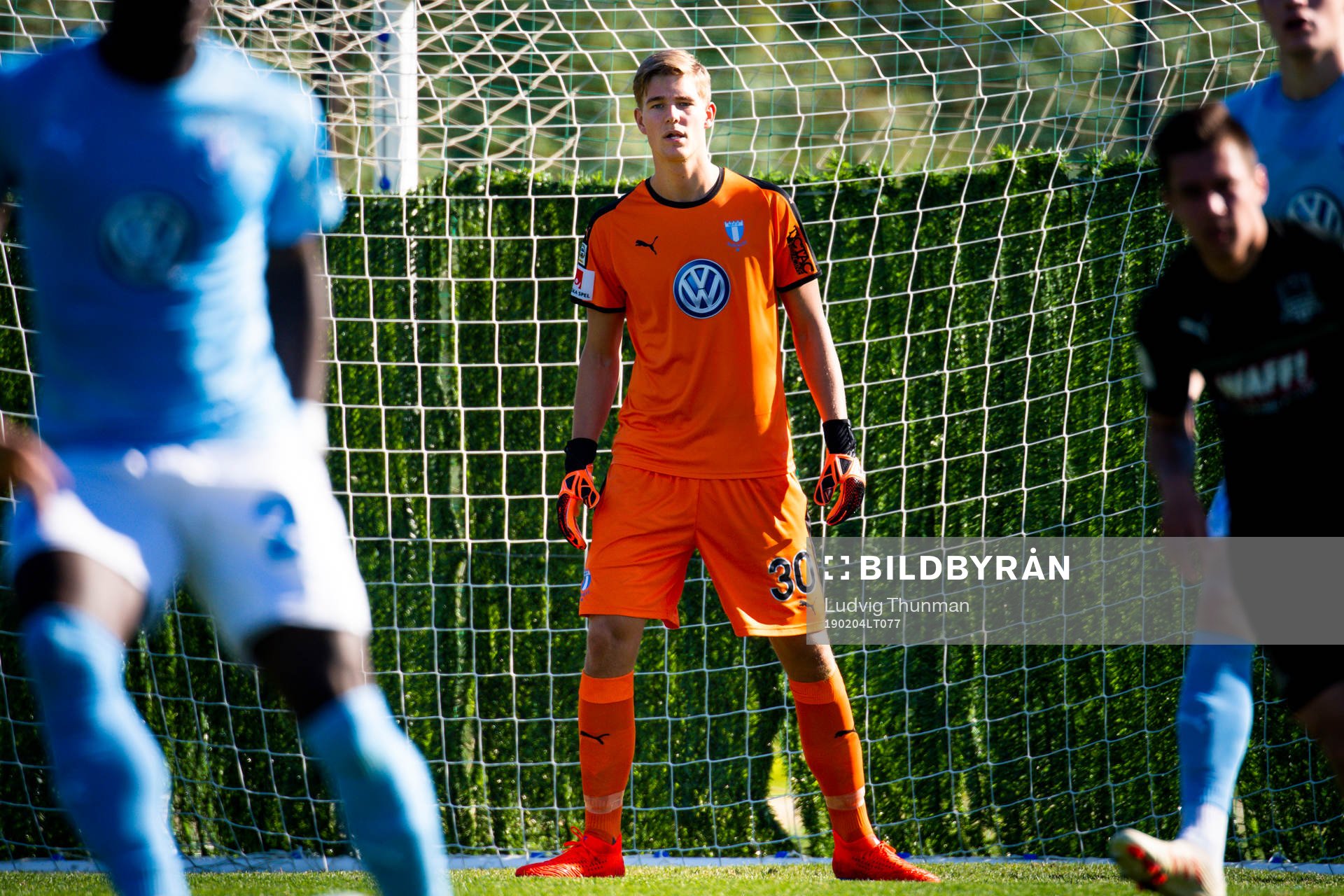 Goalkeeper Mathias Nilsson of Malmö FF