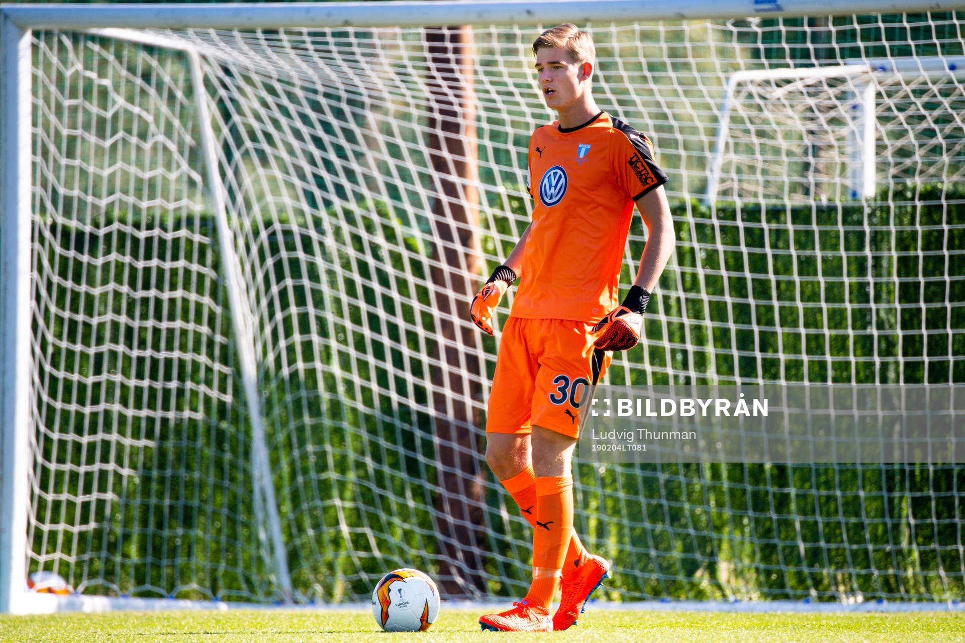 Goalkeeper Mathias Nilsson of Malmö FF