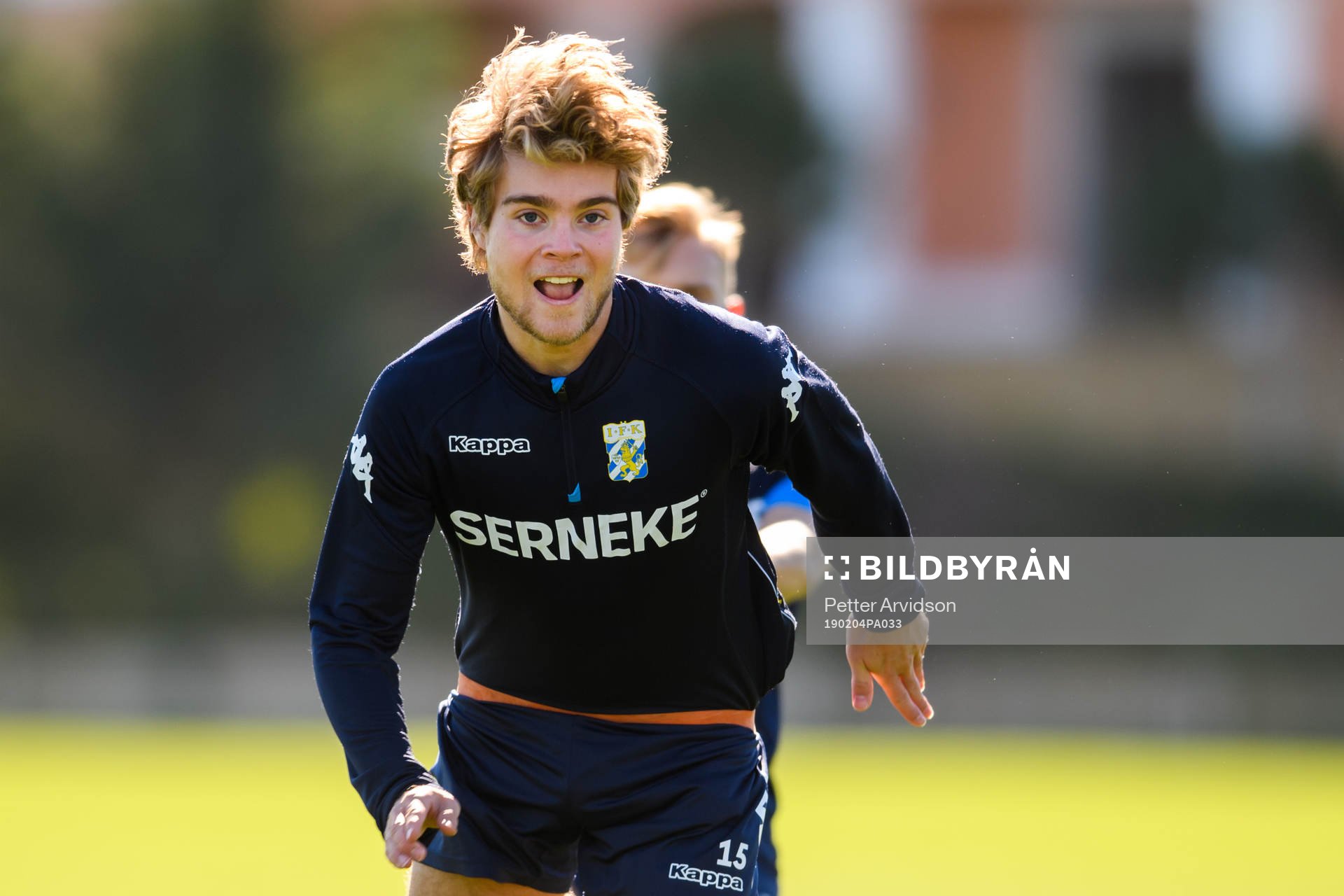Victor Olofsson under IFK Göteborgs träningsläger den 4 februari 2019 i Lagos.