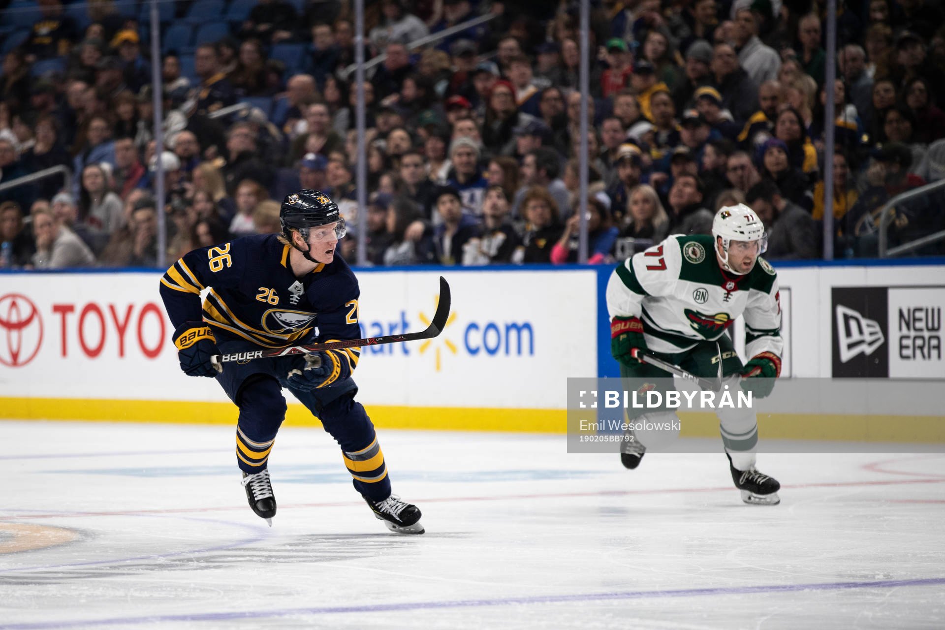 Rasmus Dahlin and Brad Hunt