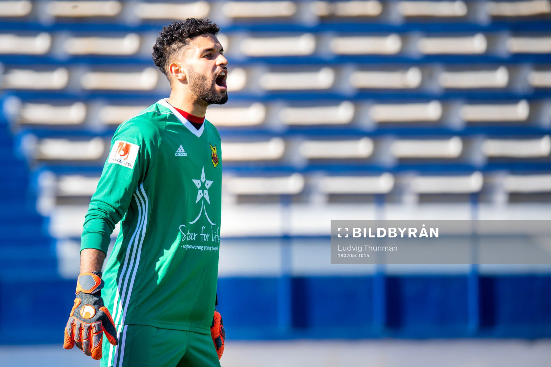 Goalkeeper Sixten Mohlin of Östersund