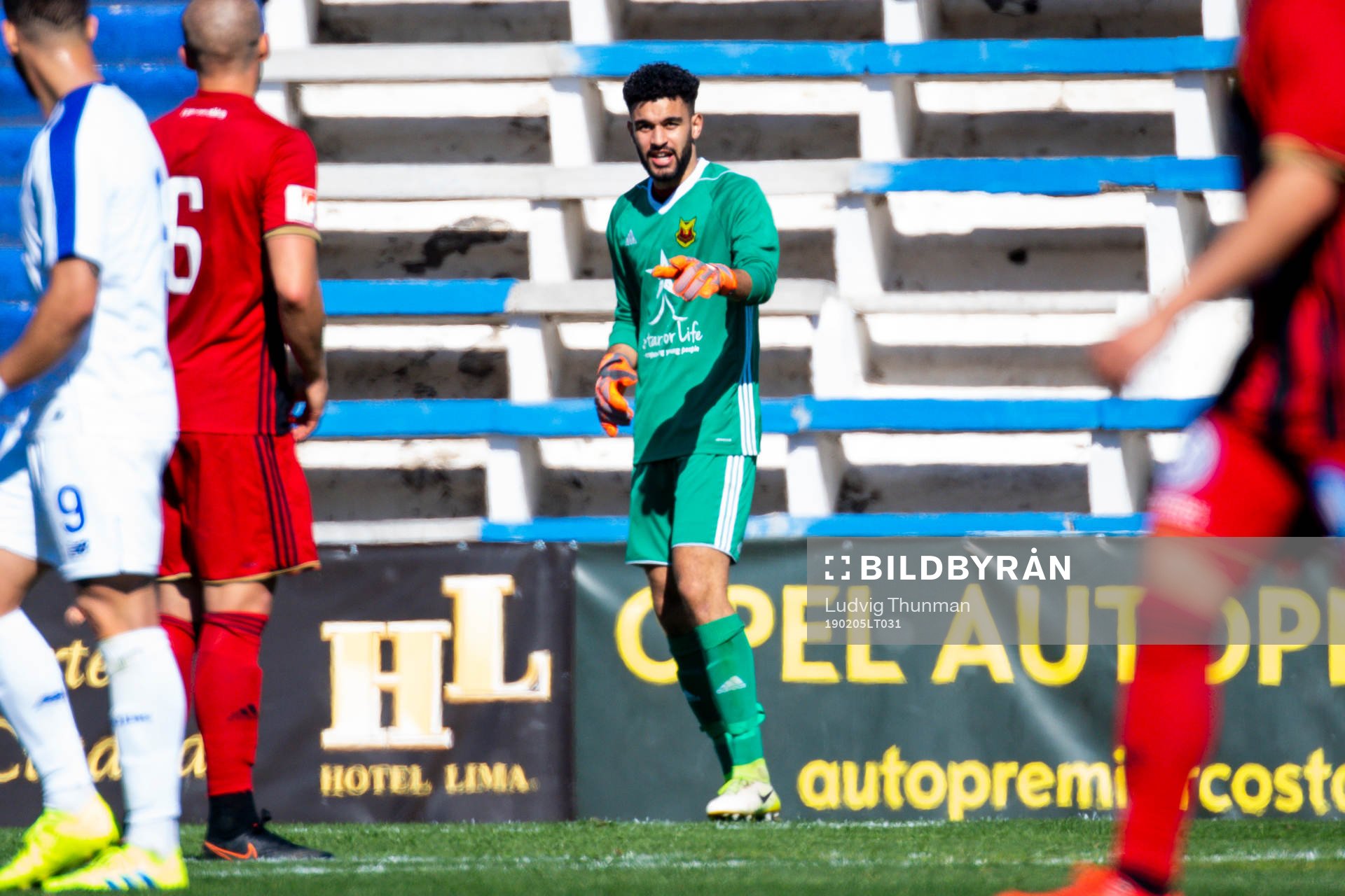 Goalkeeper Sixten Mohlin of Östersund