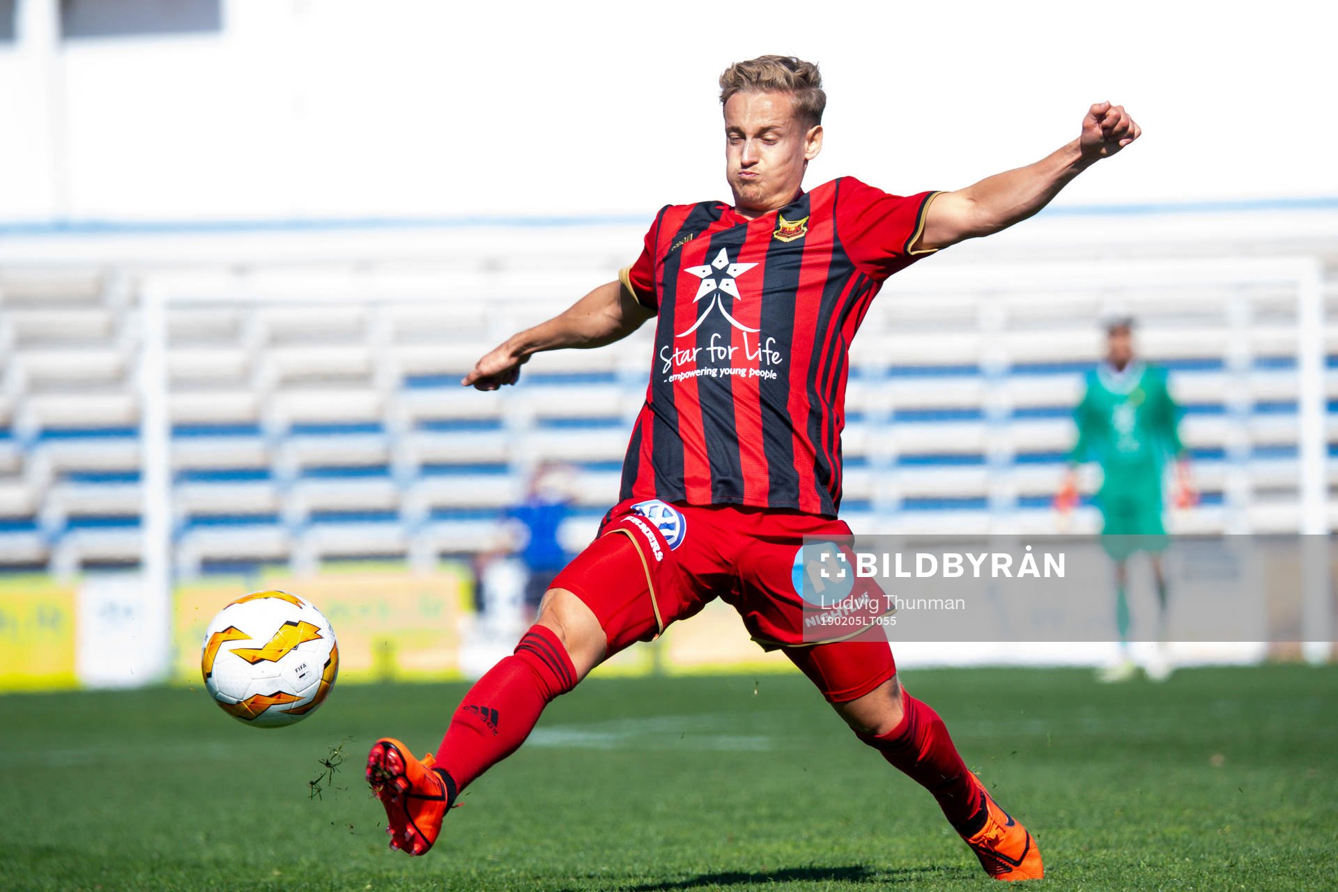 Henrik Bellman of Östersund during the friendly match between Dinamo Kiev and Östersund on Feb 5, 2019 in Marbella.
